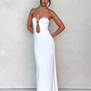 CECILY MAXI DRESS - WHITE
