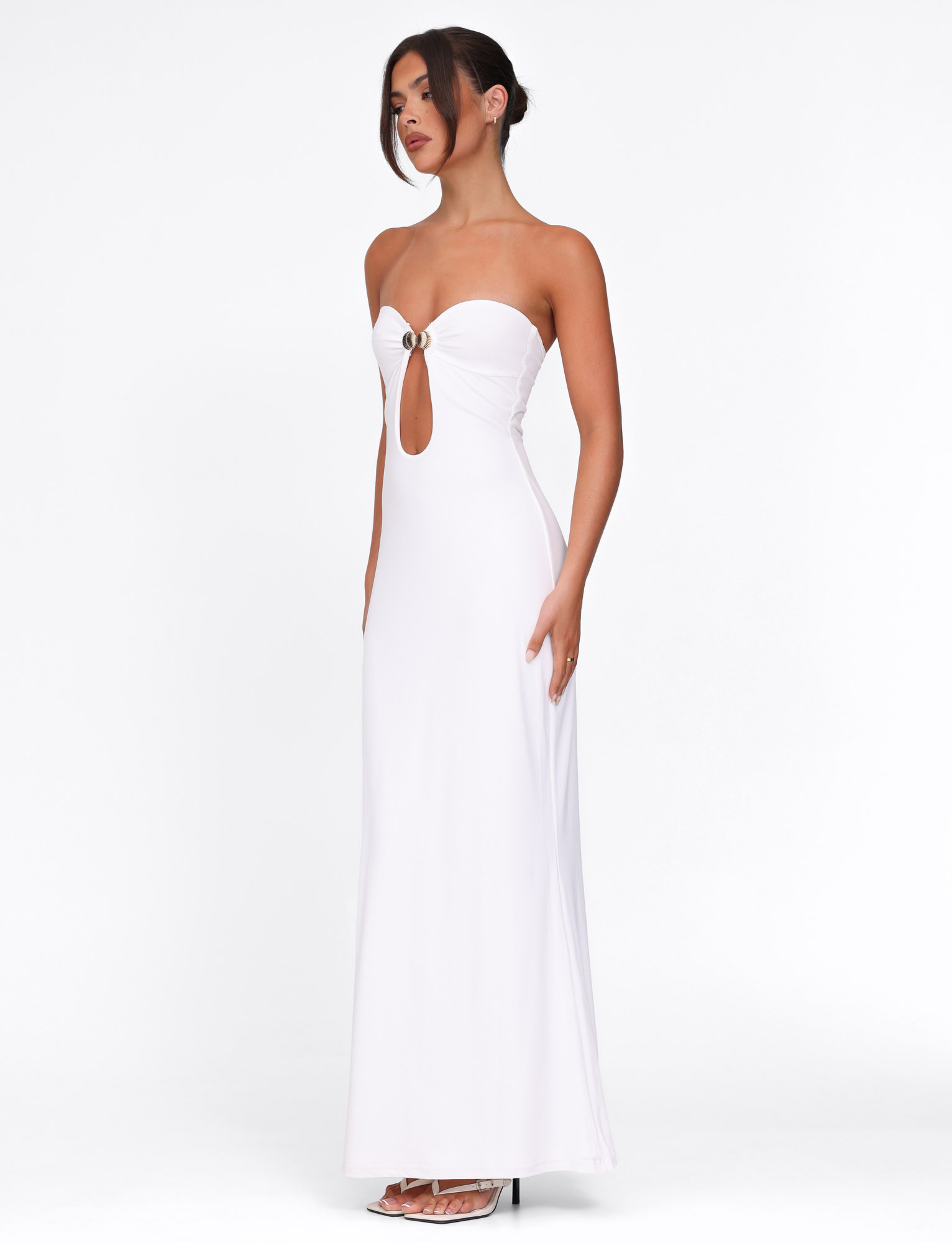 CECILY MAXI DRESS - WHITE - Image 2