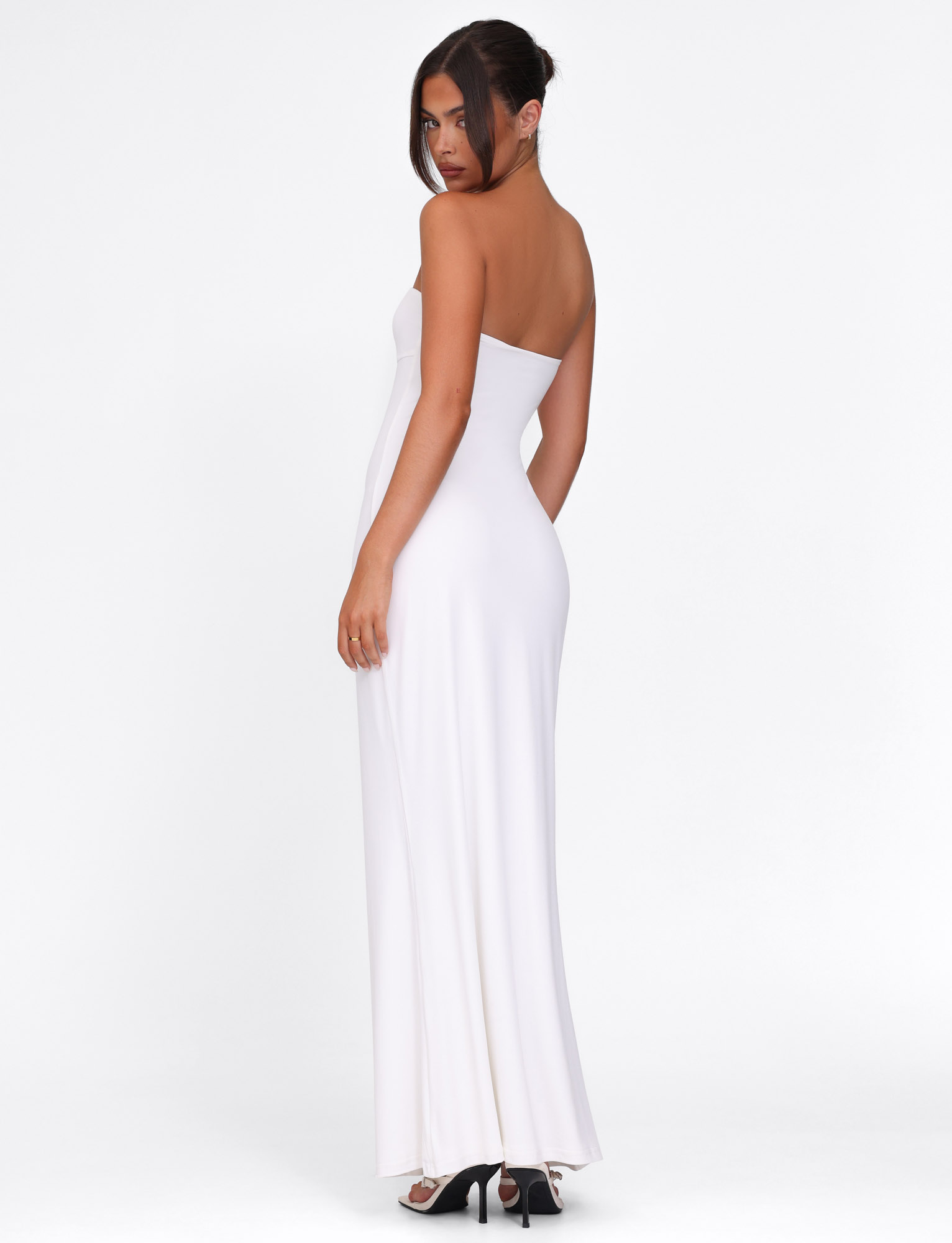 CECILY MAXI DRESS - WHITE - Image 3