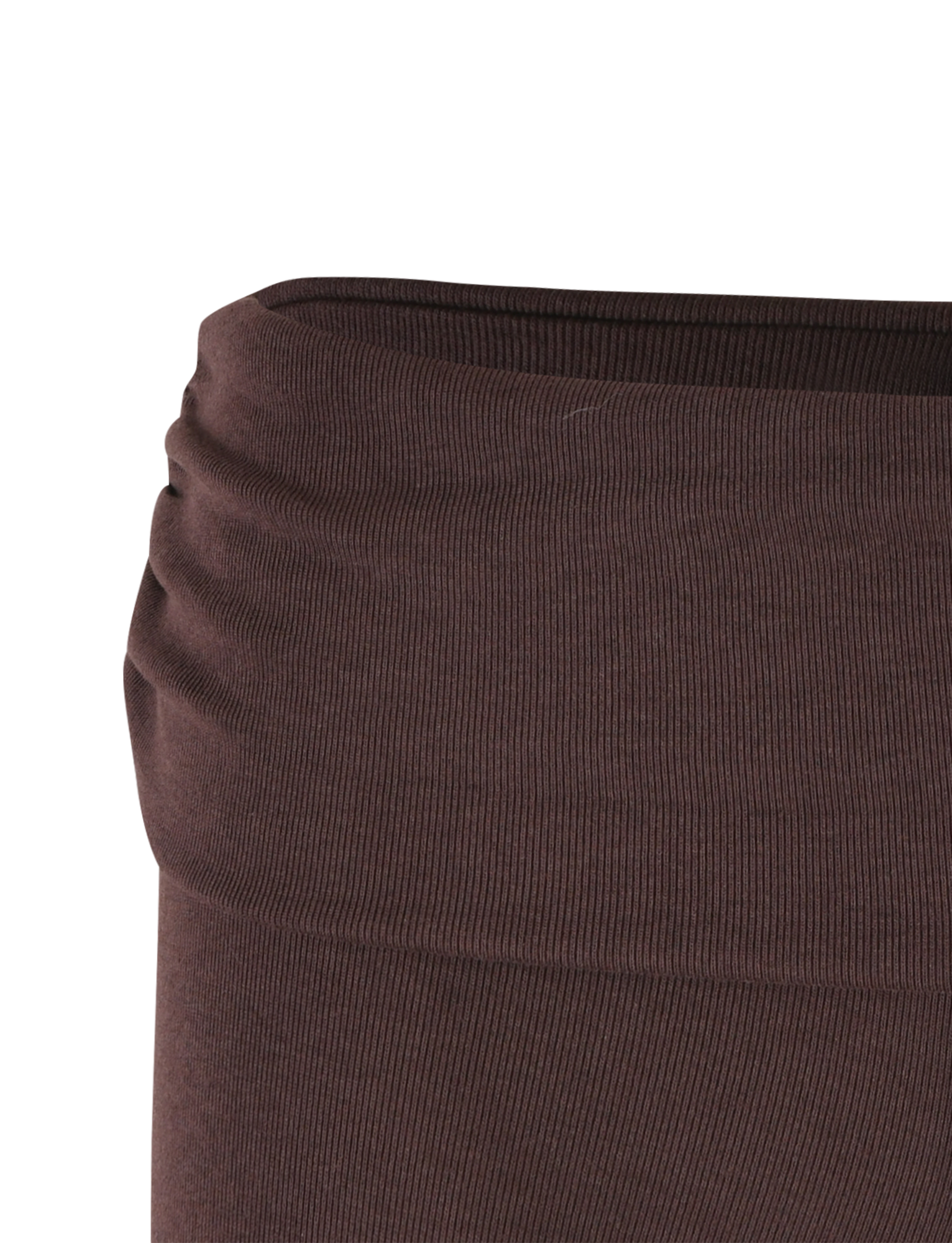 KARINA RIB SHORT - BROWN : CHOCOLATE - Image 6