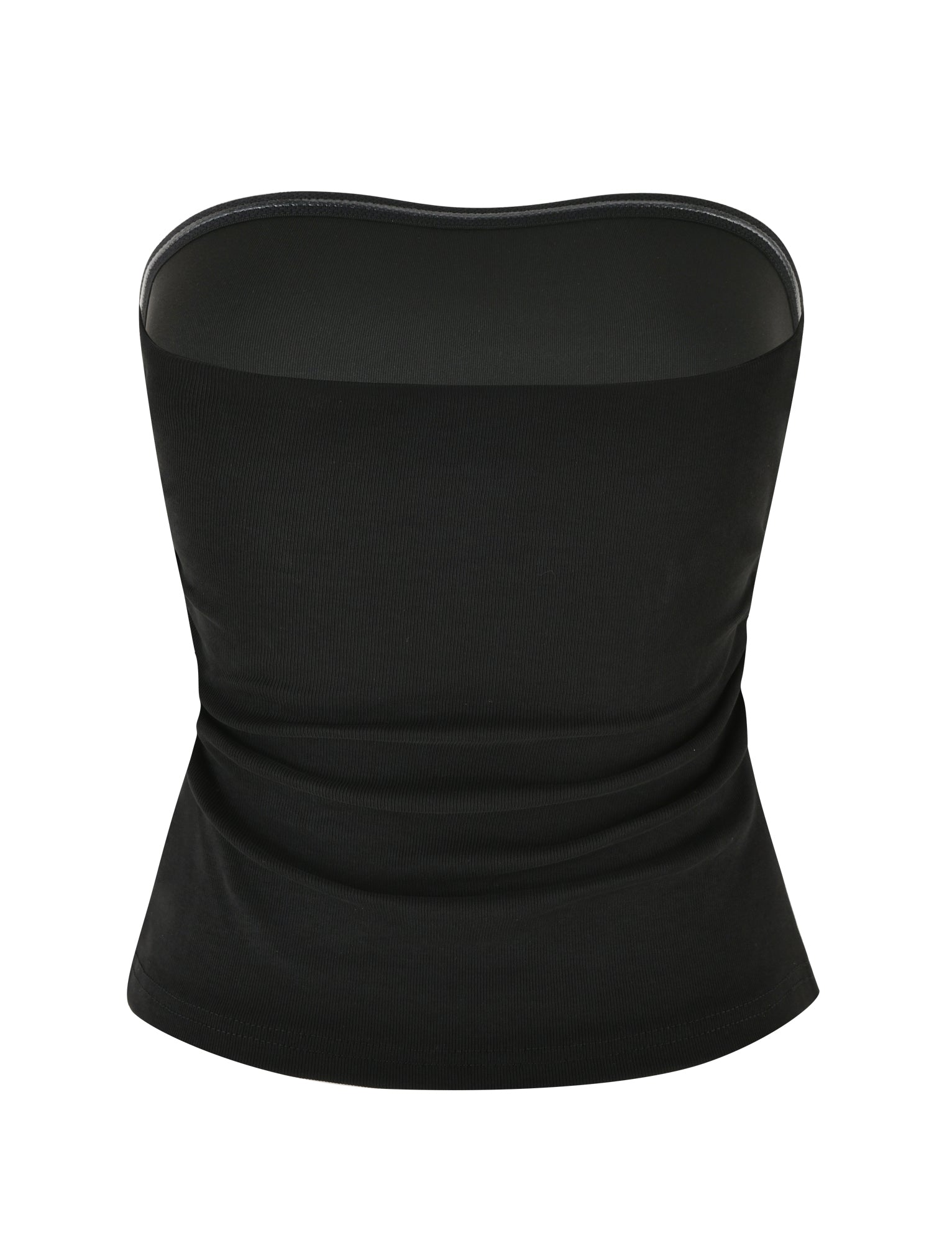 HARRIETT RIB TUBE TOP - BLACK - Image 7