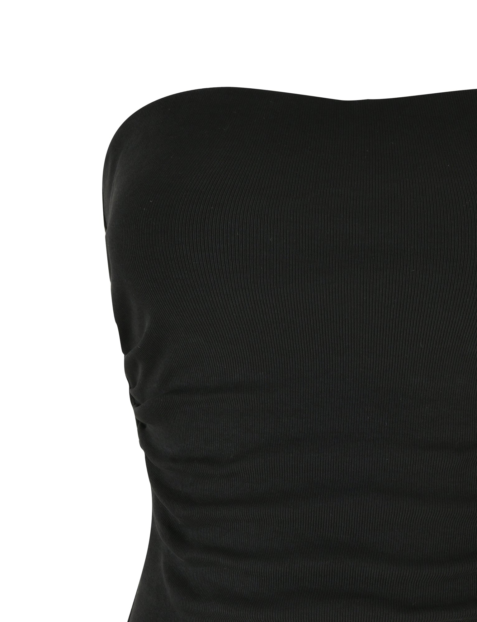 HARRIETT RIB TUBE TOP - BLACK - Image 6