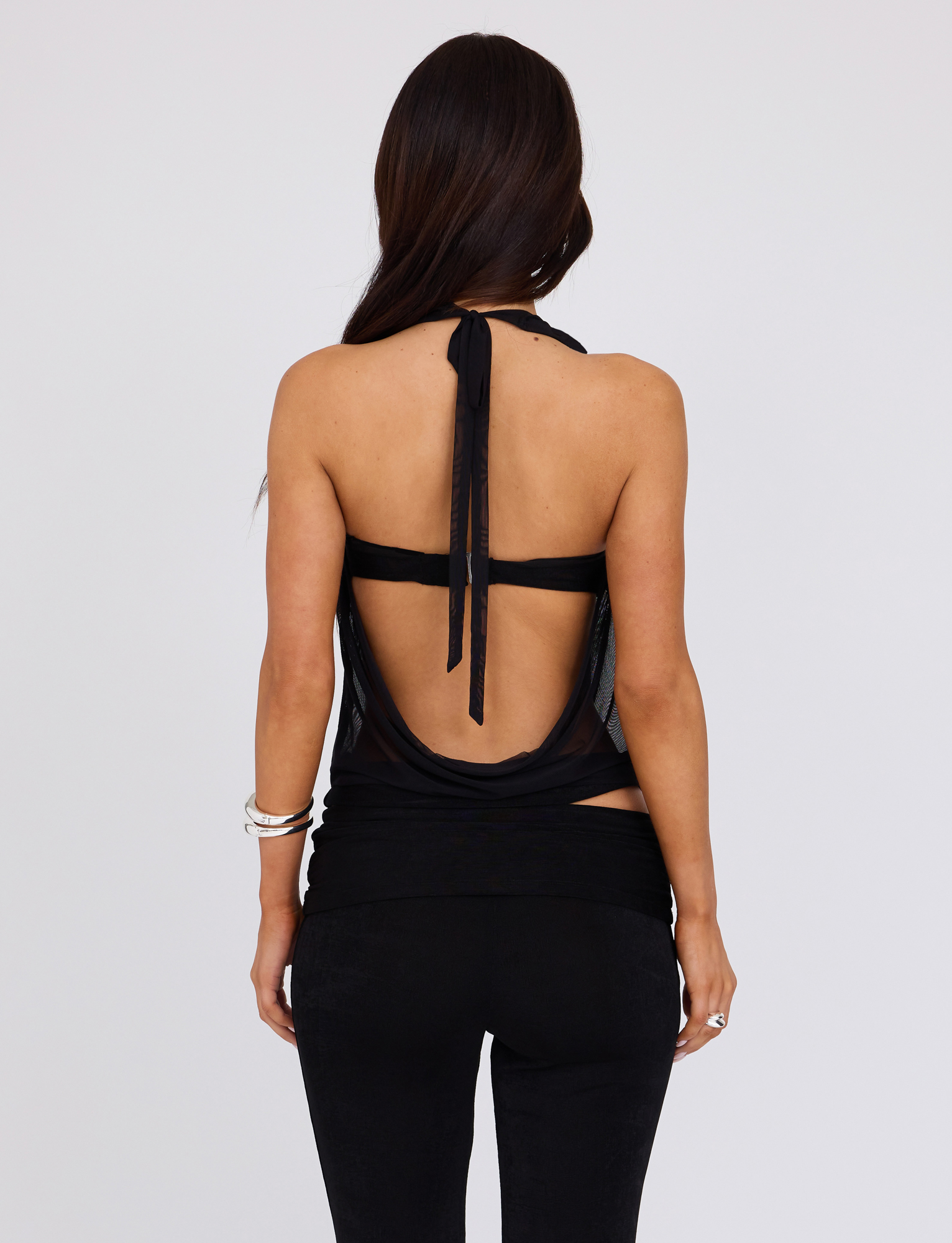 MAKENA TWO-PIECE TOP - BLACK - Image 2