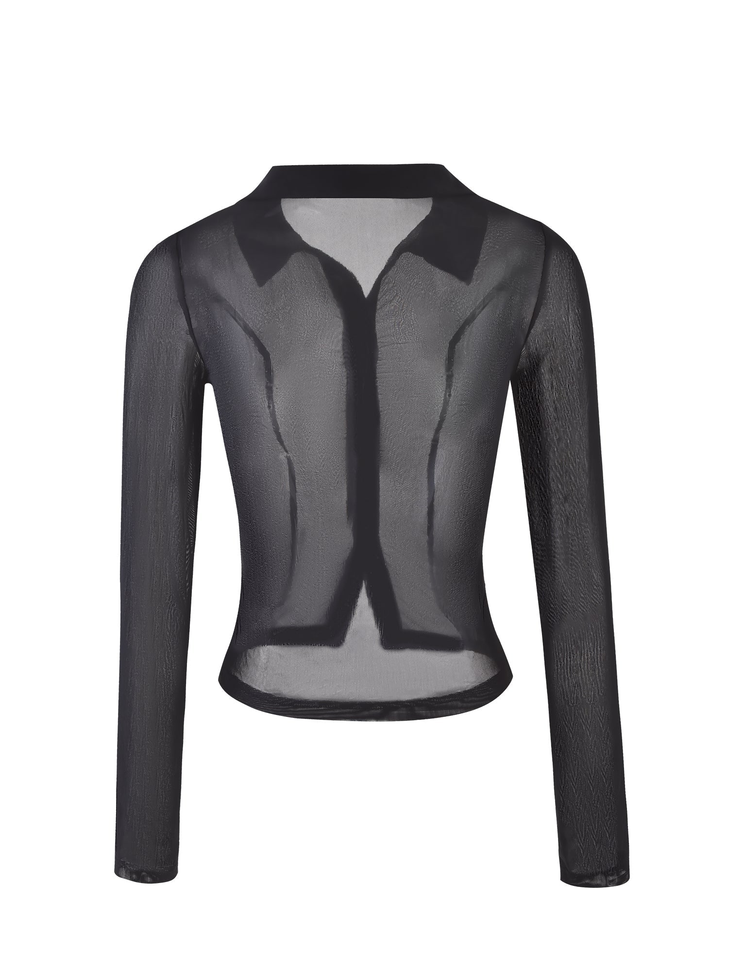 AHLING LONG SLEEVE TOP - BLACK - Image 7