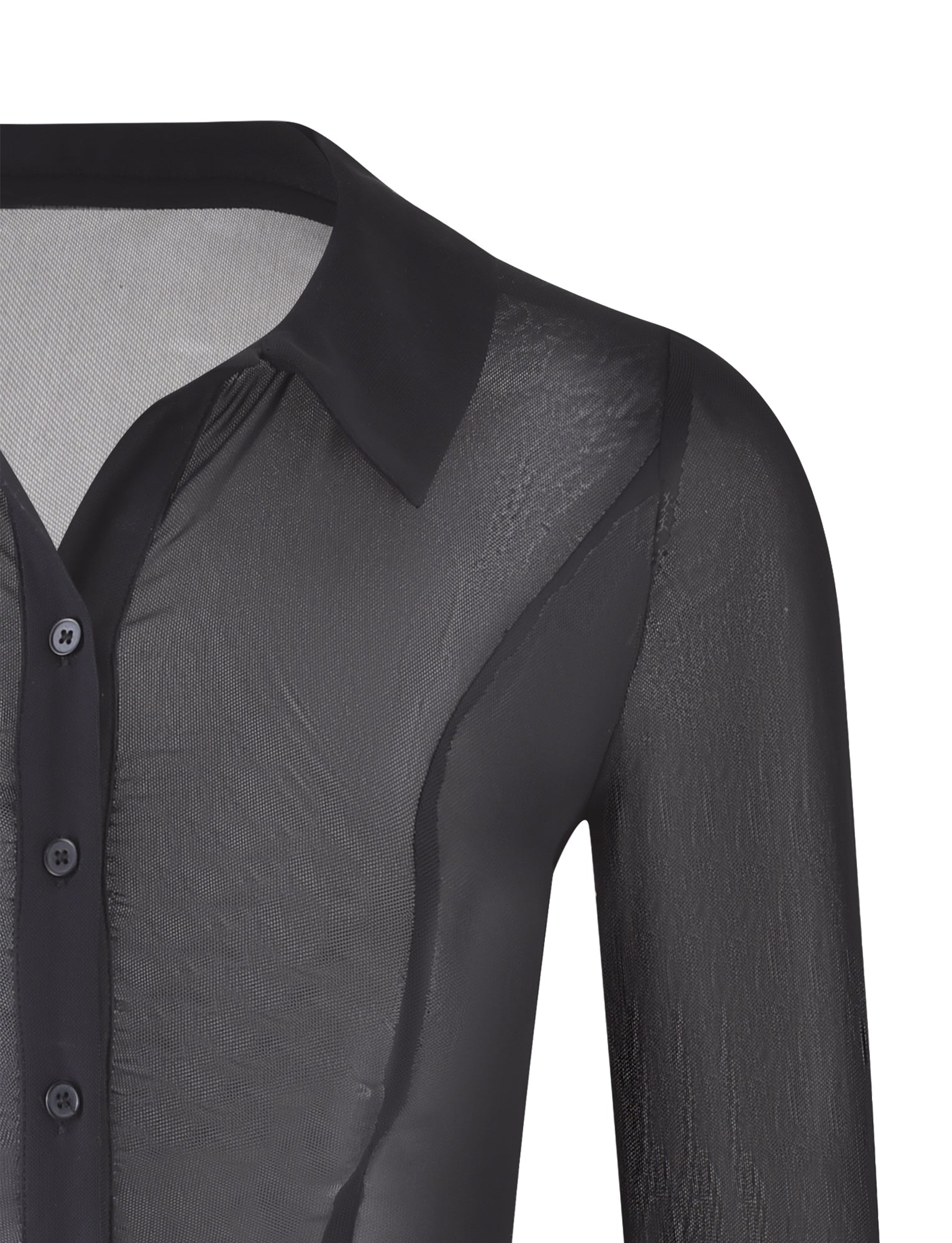 AHLING LONG SLEEVE TOP - BLACK - Image 8