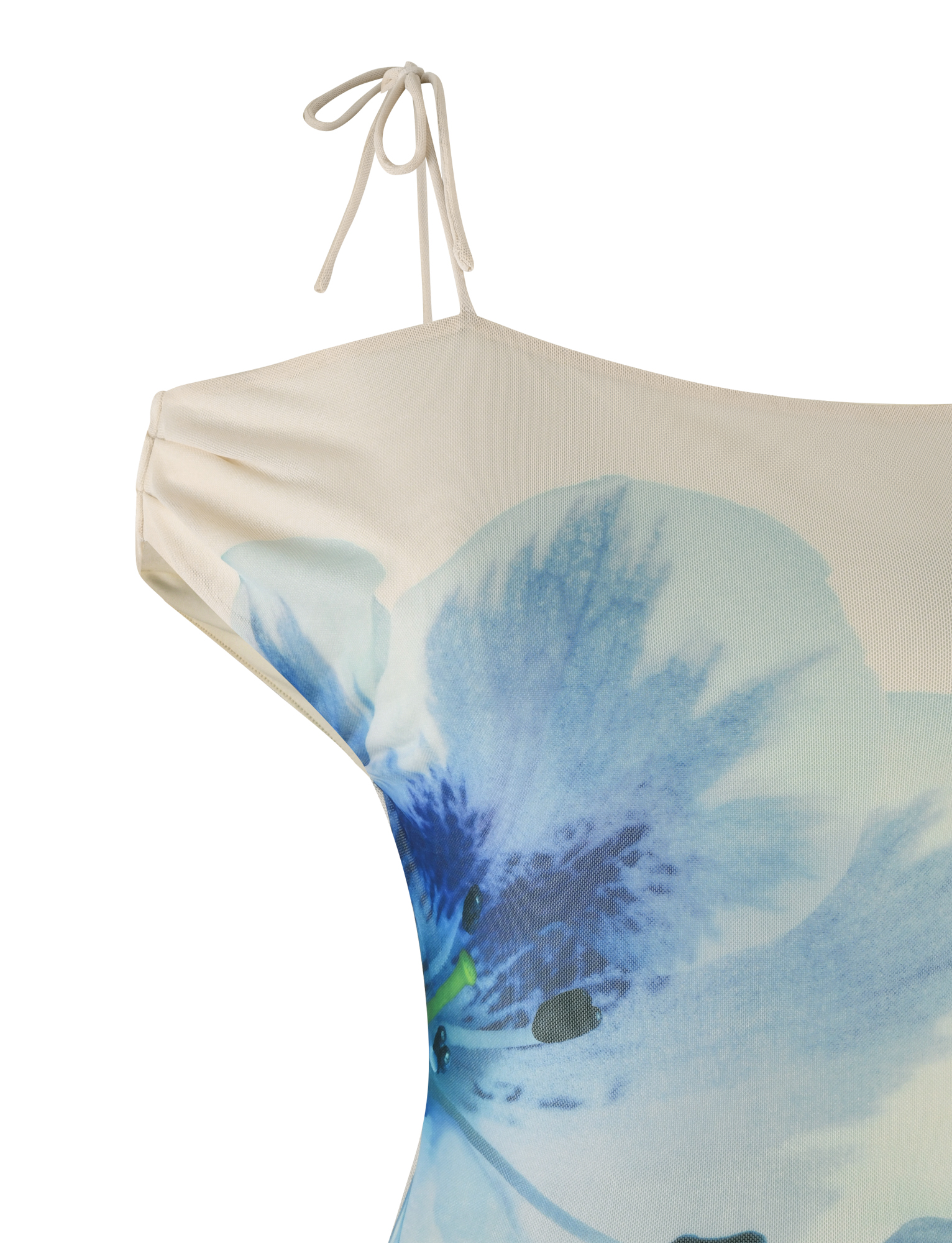 LILLIAN TOP - WHITE : CREAM : FLORAL - Image 11