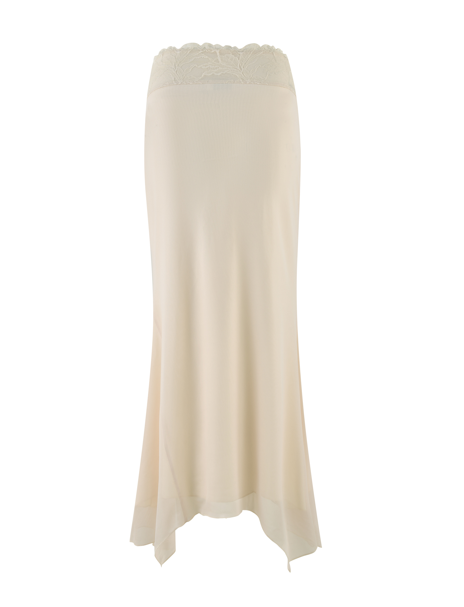 LILLIAN SKIRT - WHITE : CREAM: FLORAL - Image 9