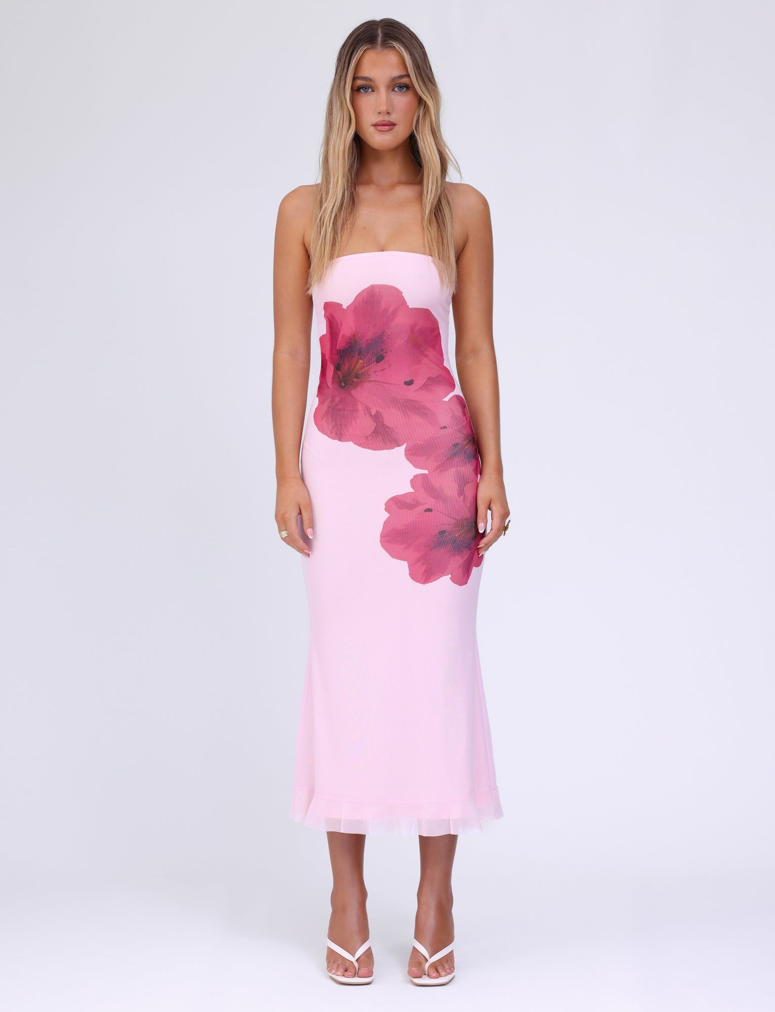 LILLIAN DRESS - PINK : BABY PINK - Image 5
