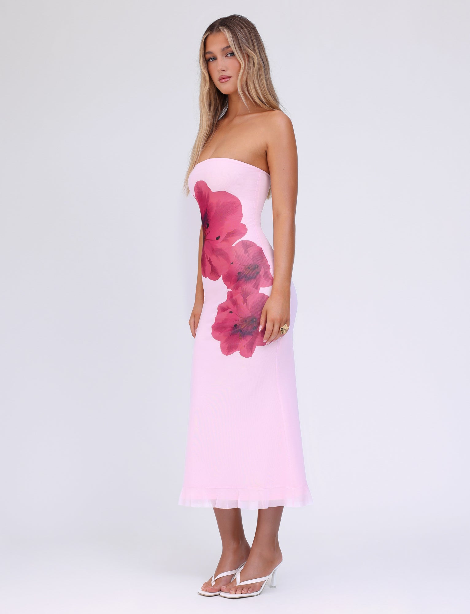 LILLIAN DRESS - PINK : BABY PINK - Image 2