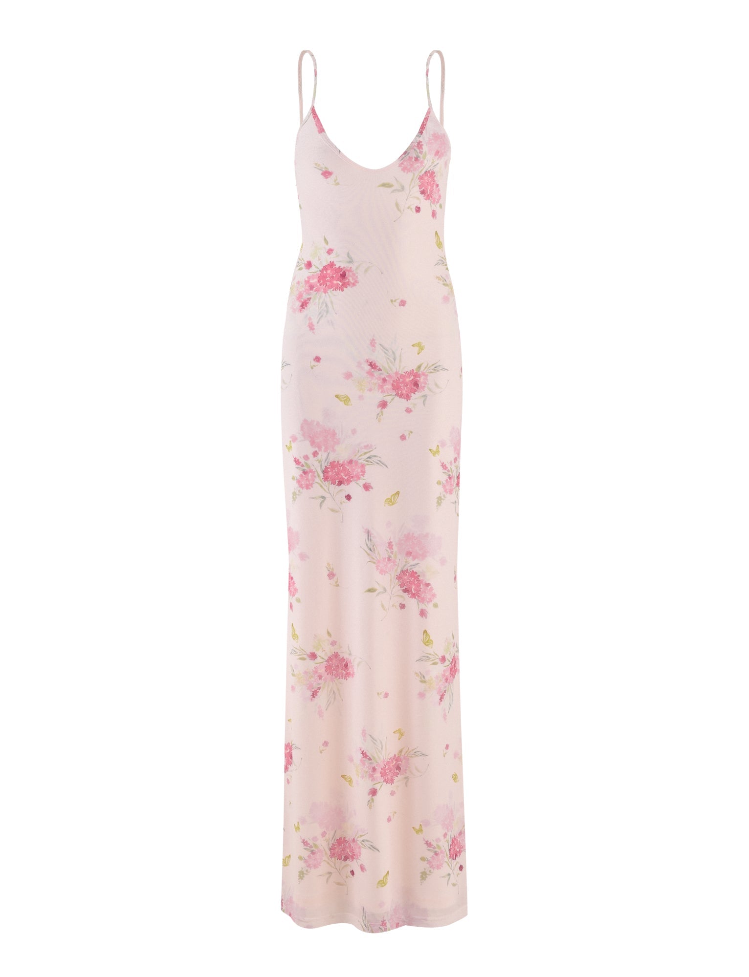 OSIRIS DRESS - PINK : FLORAL : WATER COLOUR FLORAL - Image 7
