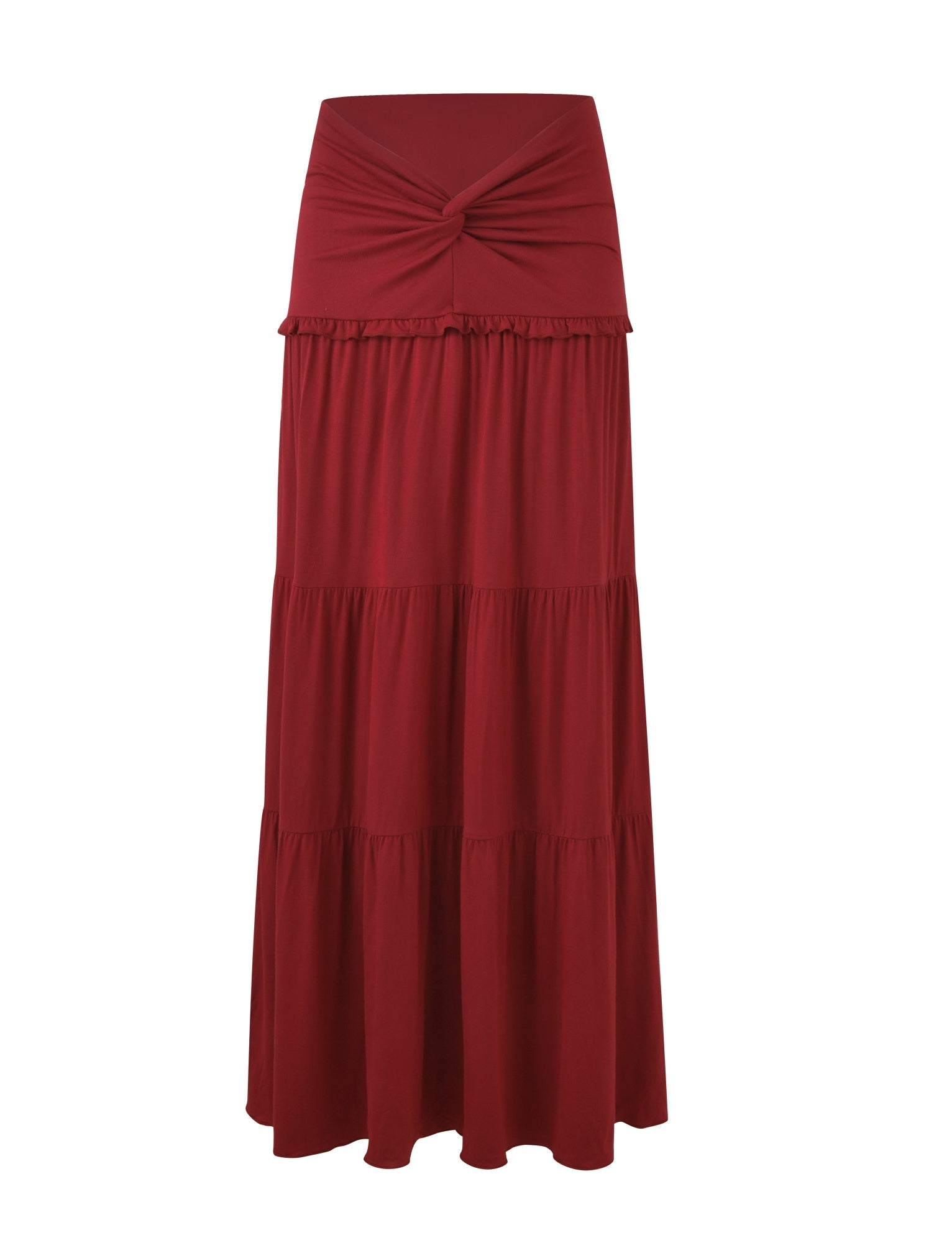 KATYA MAXI SKIRT - RED - Image 6