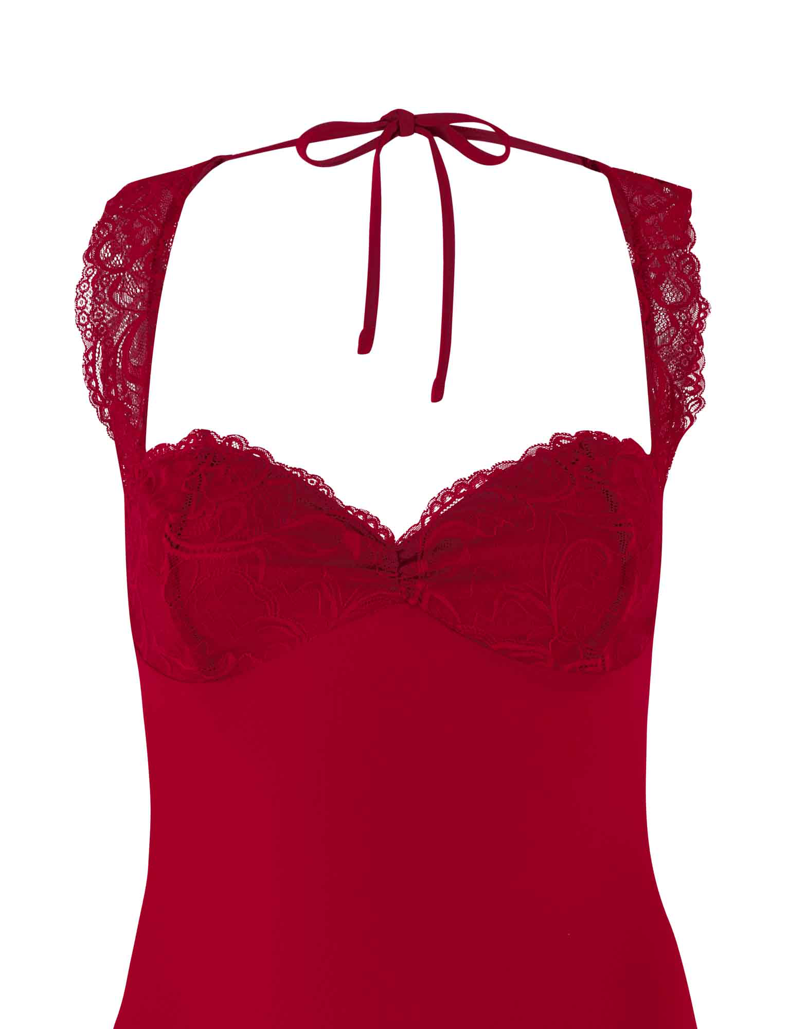 NYOMI MINI DRESS - RED : RED - Image 10