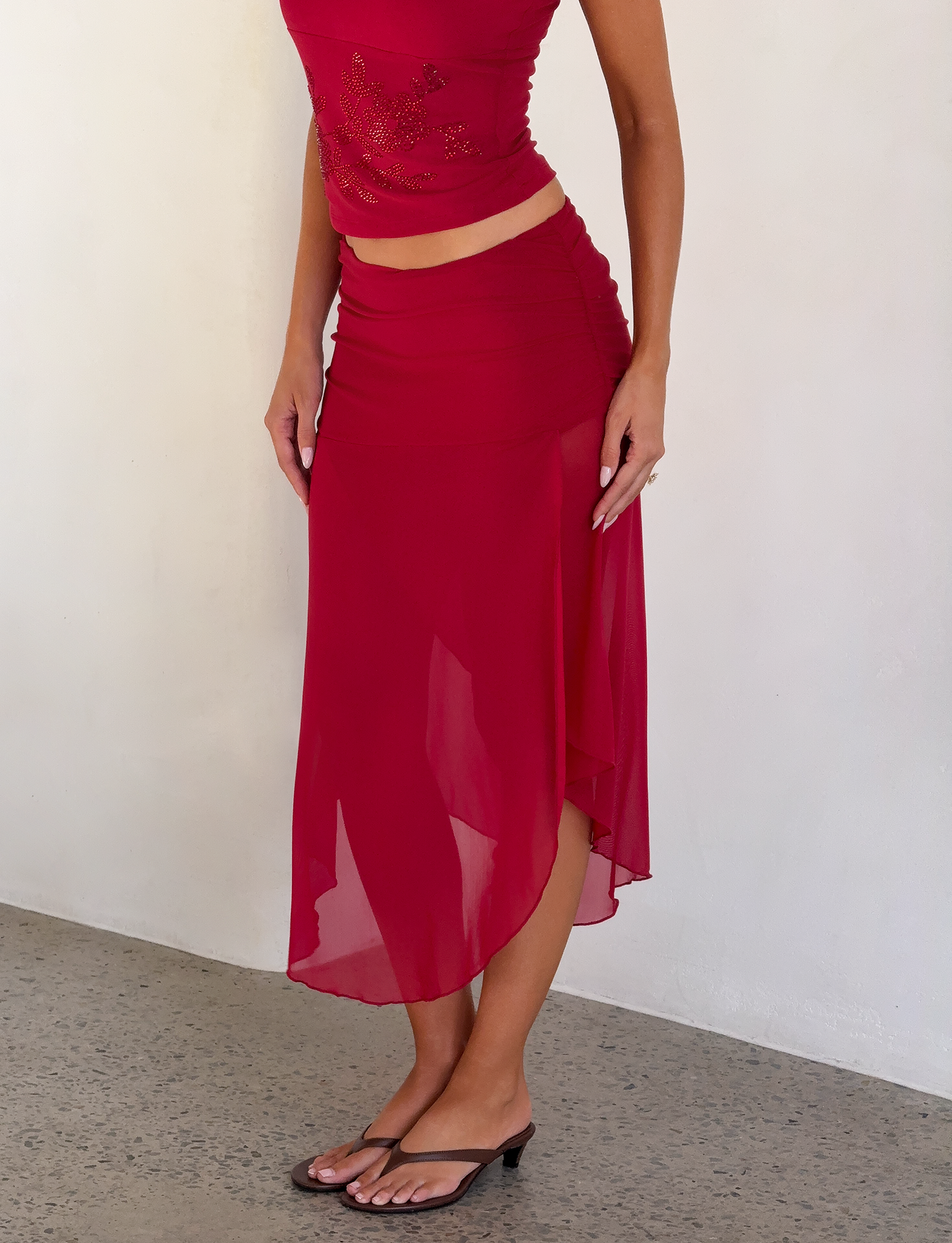 MARIANA SKIRT - RED - Image 5