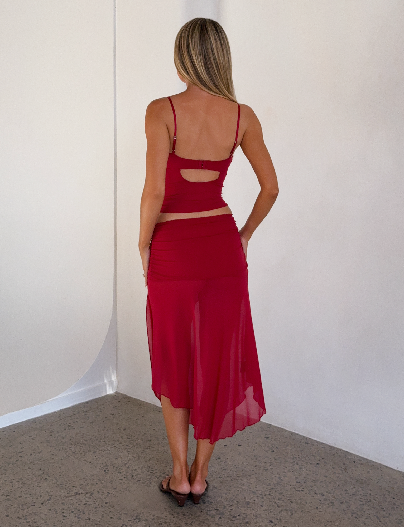 MARIANA SKIRT - RED - Image 6