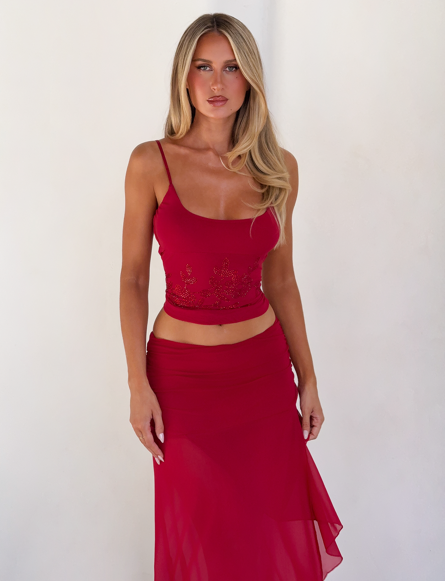 MARIANA SKIRT - RED - Image 4