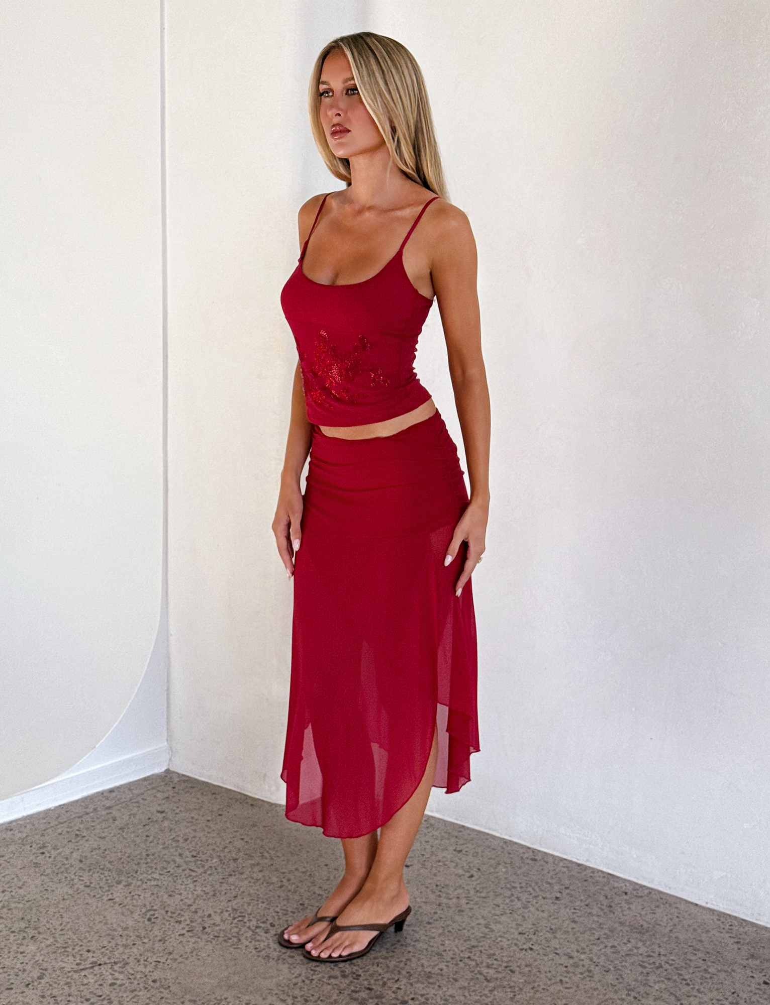 MARIANA SKIRT - RED - Image 3