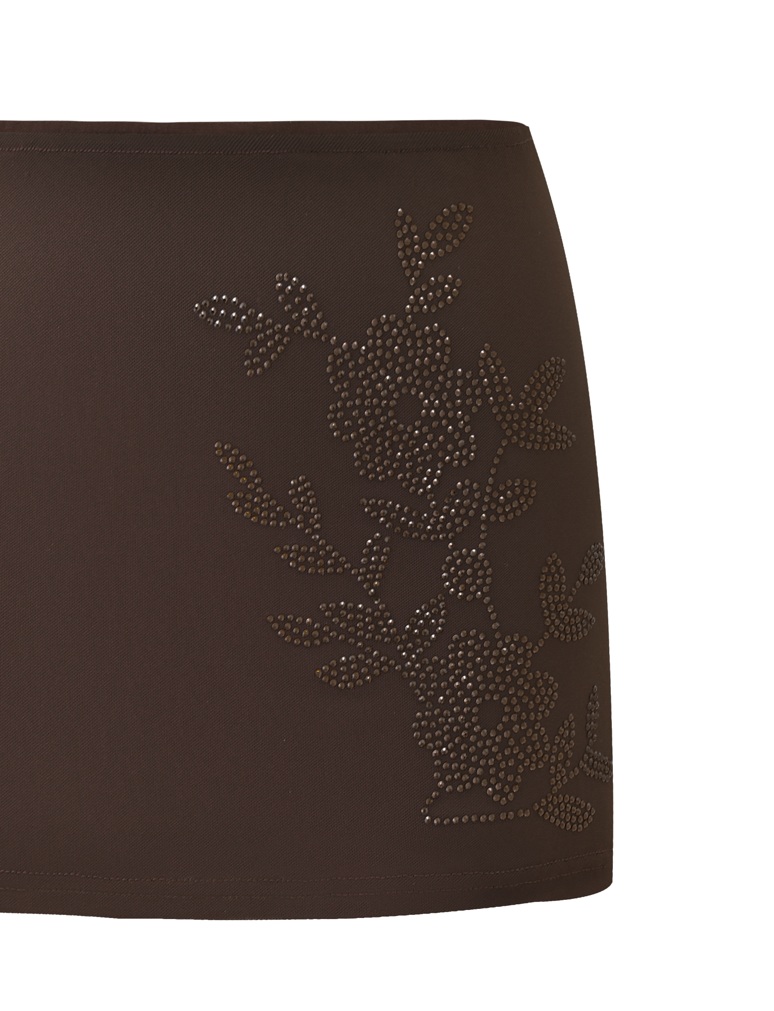 OCTAVIA MINI SKIRT - CHOCOLATE SPARKLE - Image 9