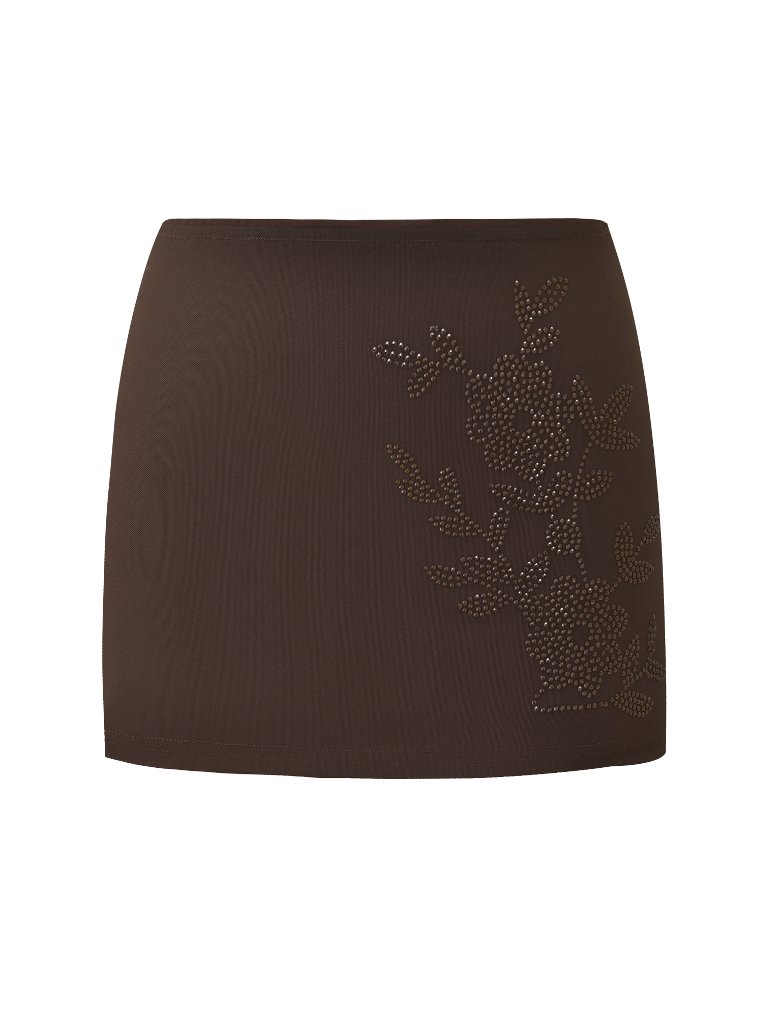 OCTAVIA MINI SKIRT - CHOCOLATE SPARKLE - Image 7