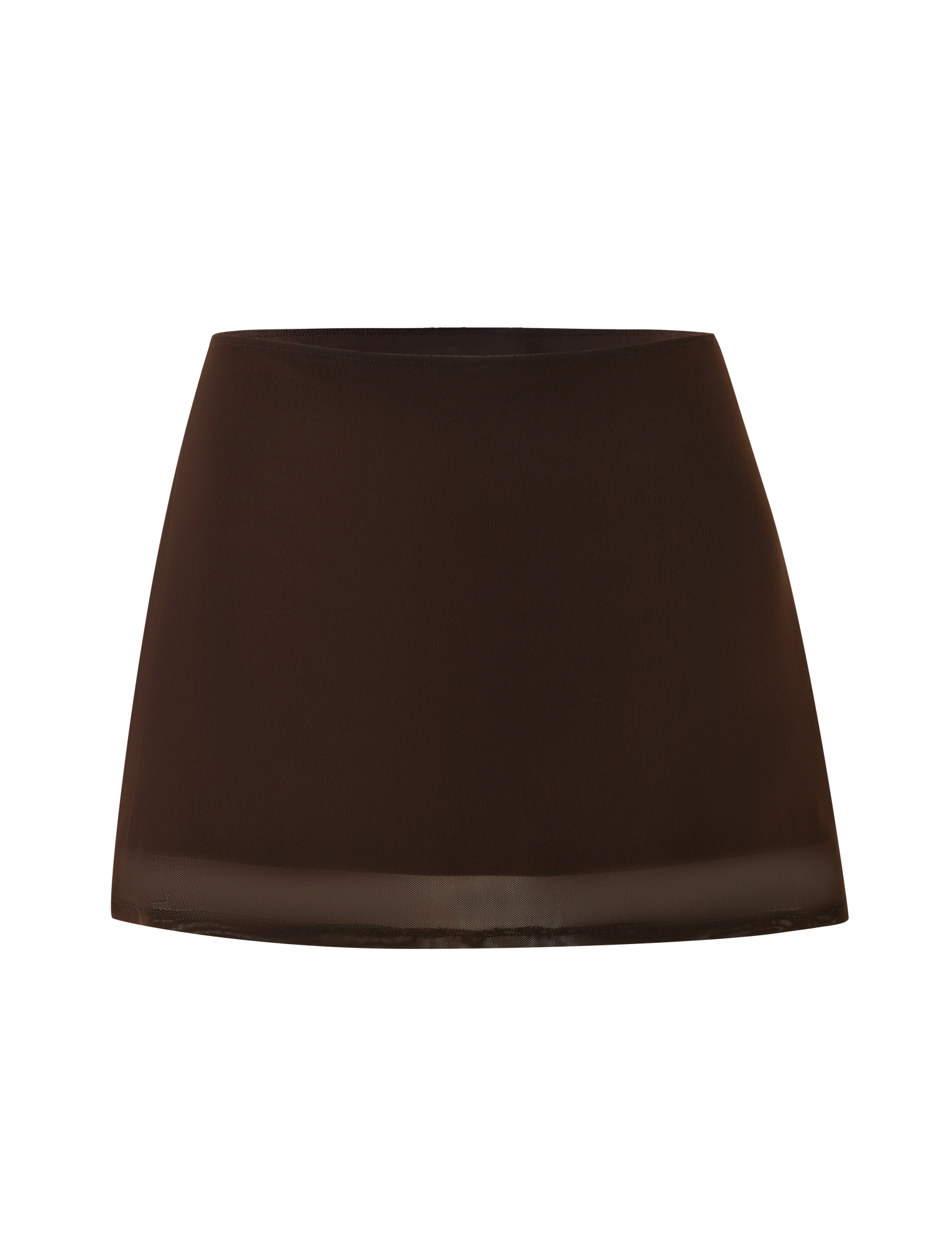OCTAVIA MINI SKIRT - BROWN : CHOCOLATE - Image 6
