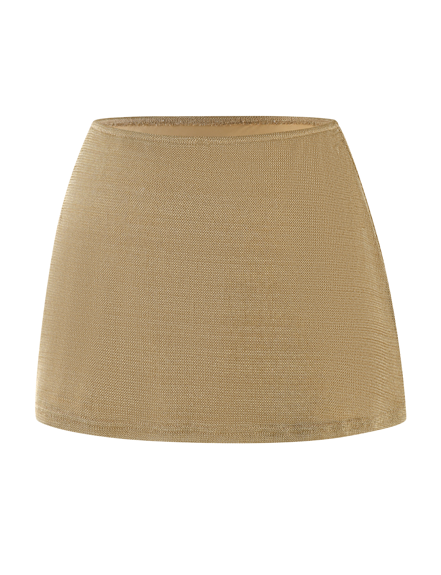 OCTAVIA MINI SKIRT - GOLD - Image 8