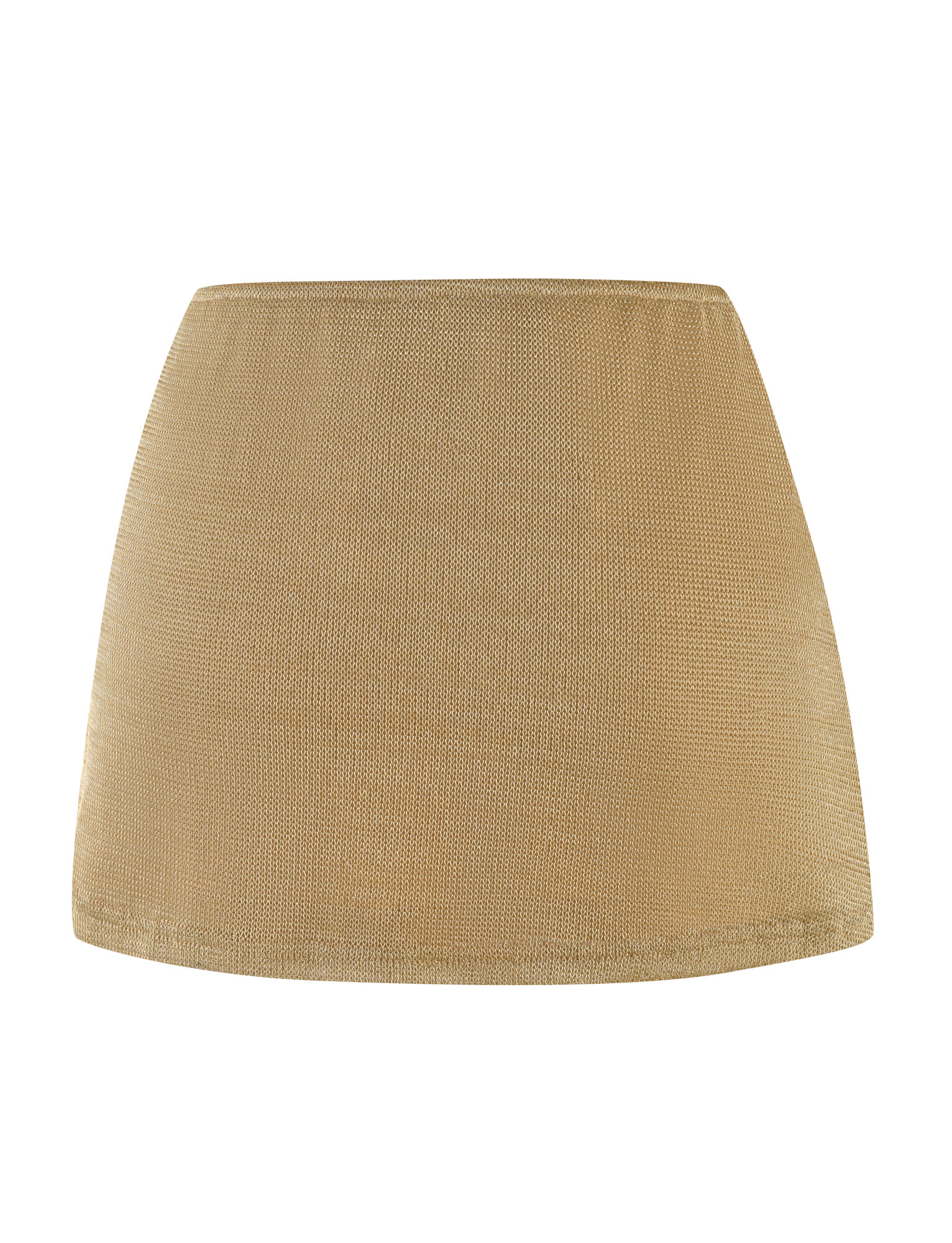 OCTAVIA MINI SKIRT - GOLD - Image 9