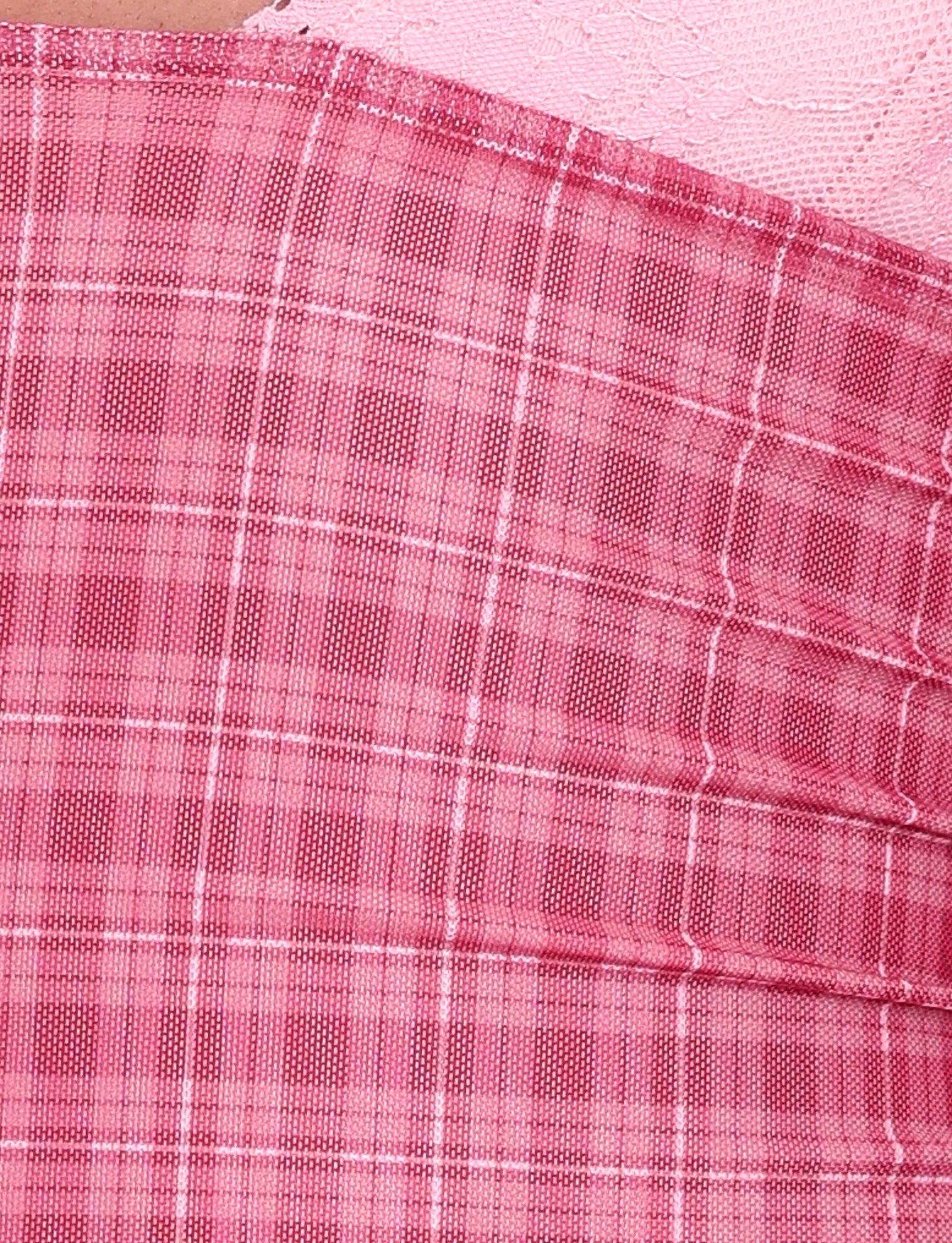 NAVIA DRESS - RED : RED CHECK - Image 10