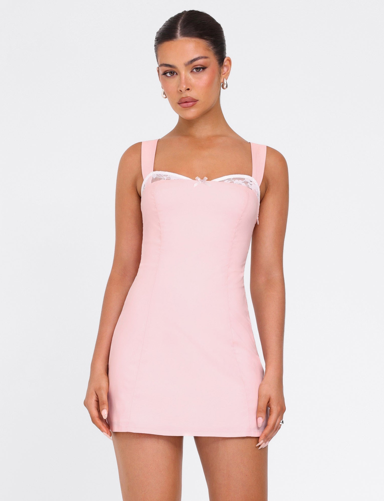 COLSON MINI DRESS - PINK : BABY PINK - Image 2