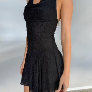FIORELLA DRESS - BLACK LACE