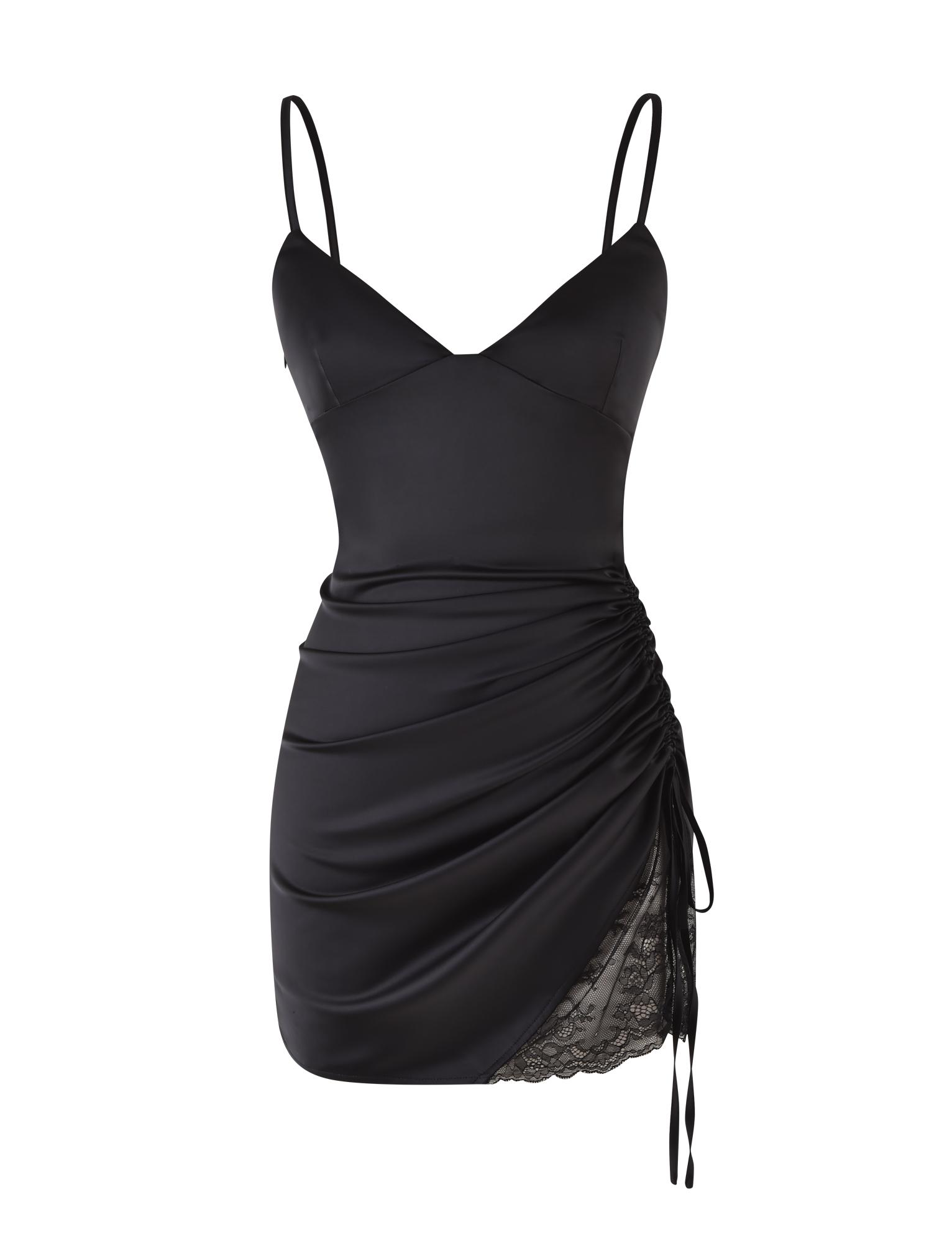 BEXLEY MINI DRESS - BLACK - Image 7