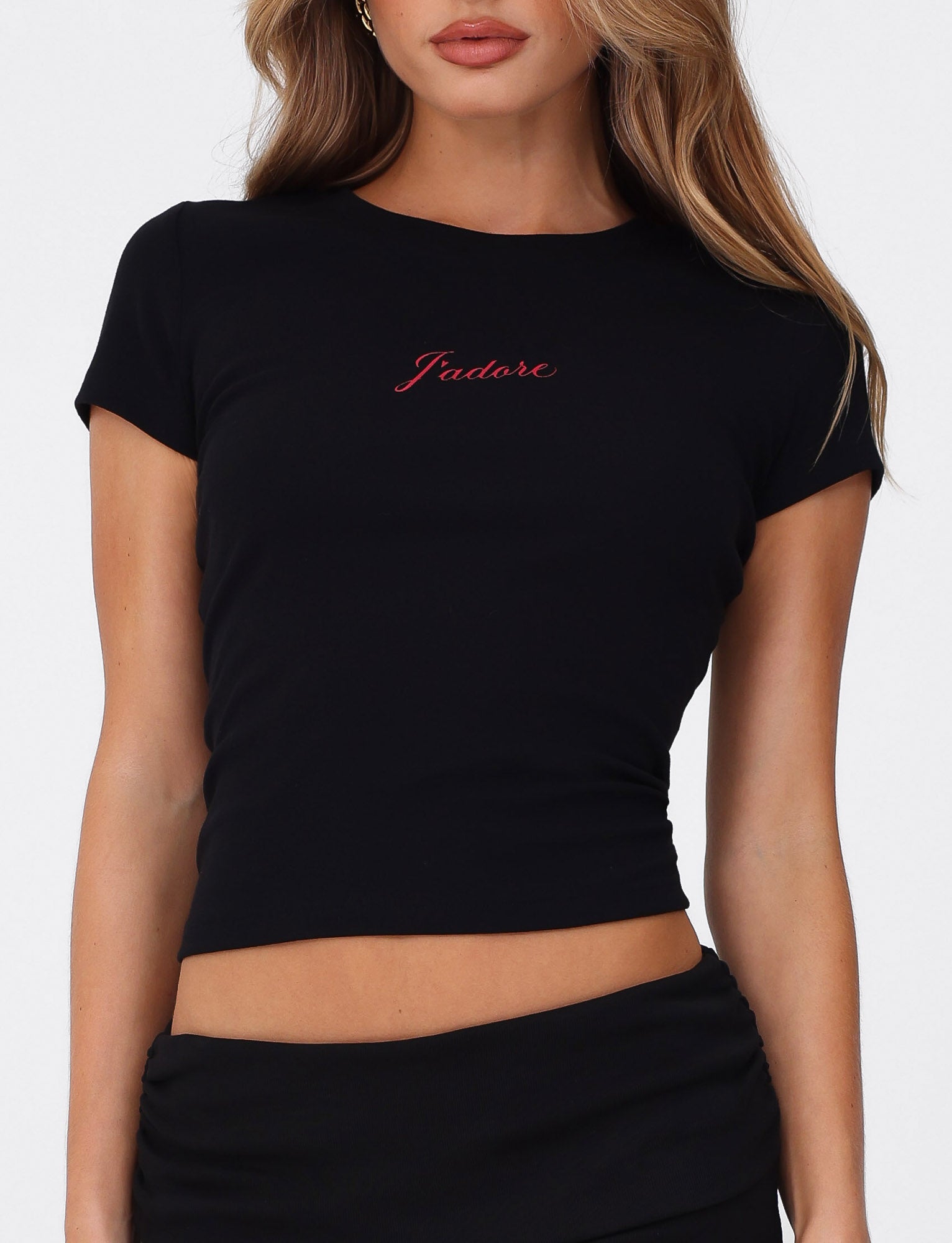 SAPHIRA TEE - BLACK - Image 3
