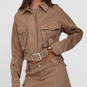 ZELIE JACKET - NEUTRAL : SANDBLAST : WASHED TAN