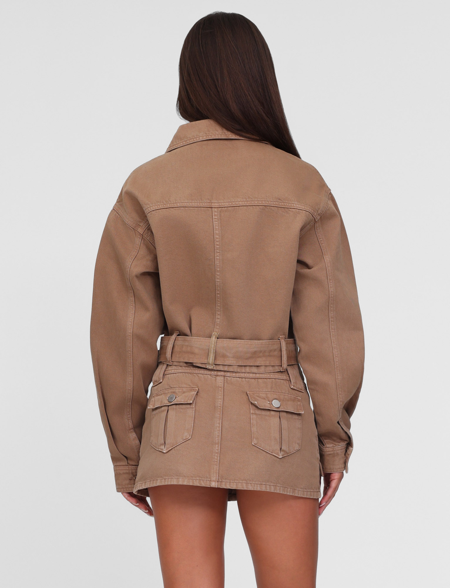 ZELIE JACKET - NEUTRAL : SANDBLAST : WASHED TAN - Image 3