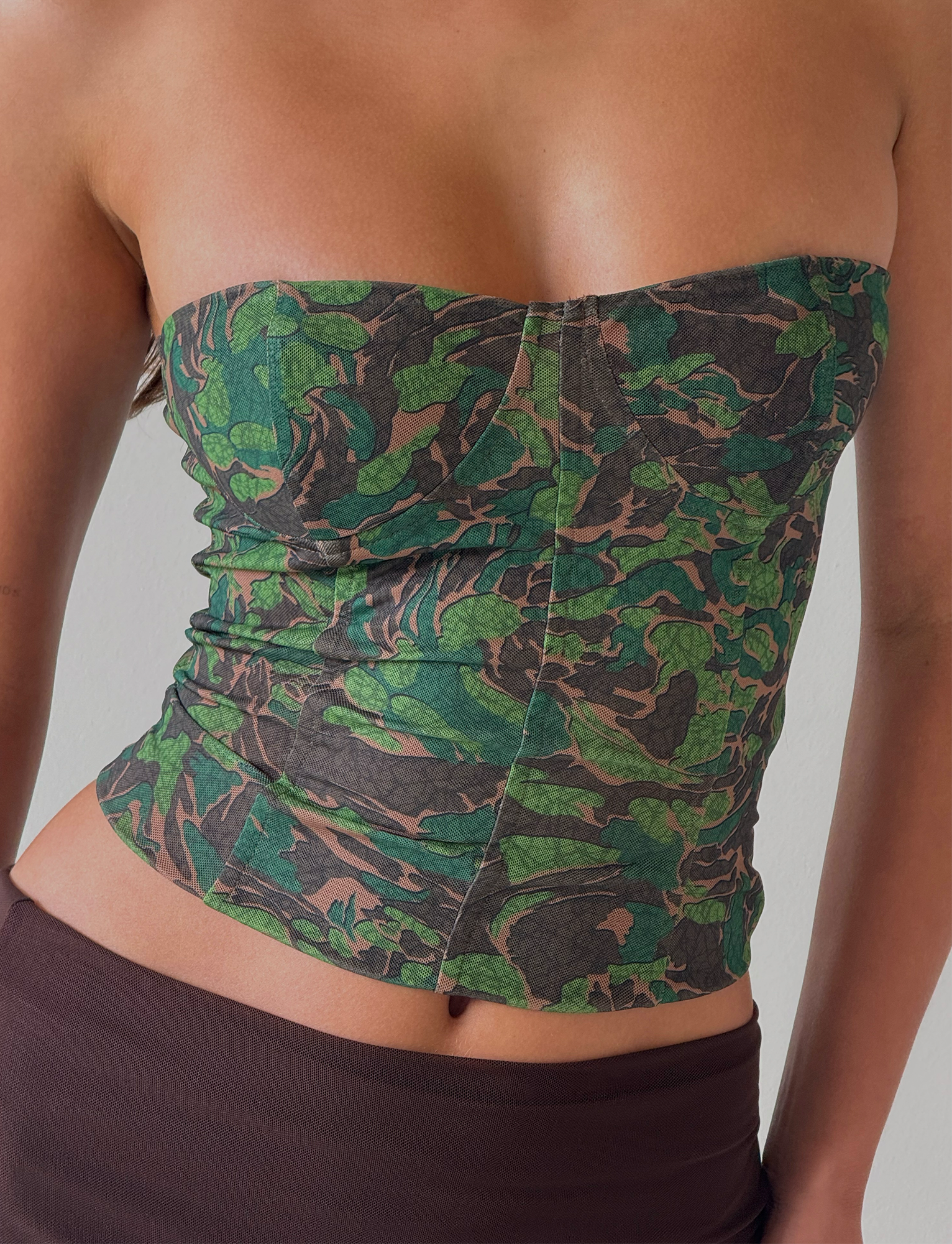 DULCE CORSET - GREEN : CAMO - Image 2