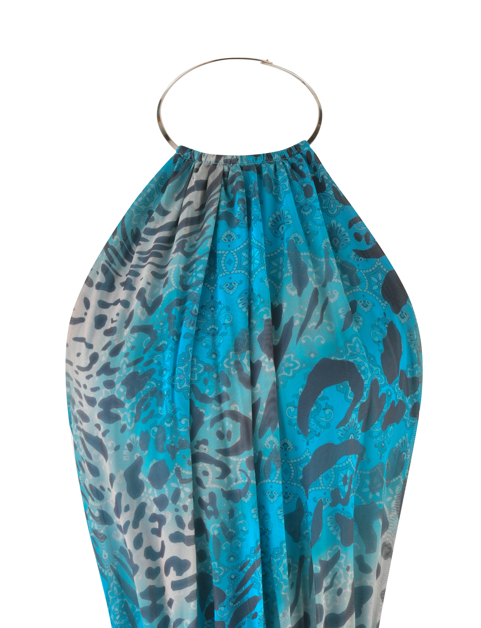 EVANNA MINI DRESS - MULTI : LEOPARD: LEOPARD SWIRL - Image 10