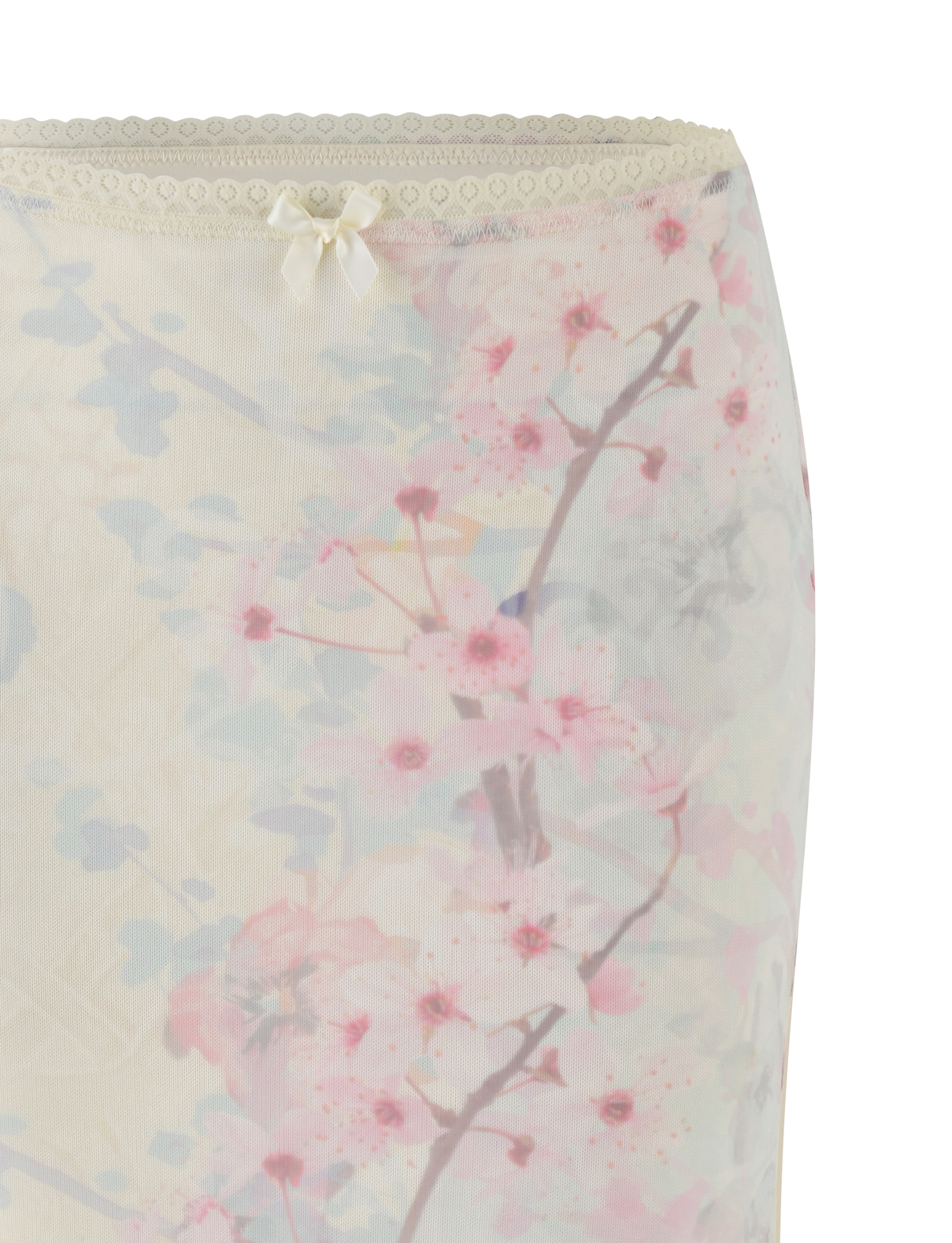 LONIE MIDI SKIRT - NEUTRAL : FLORAL : WASHED CHERRY BLOSSOM - Image 10