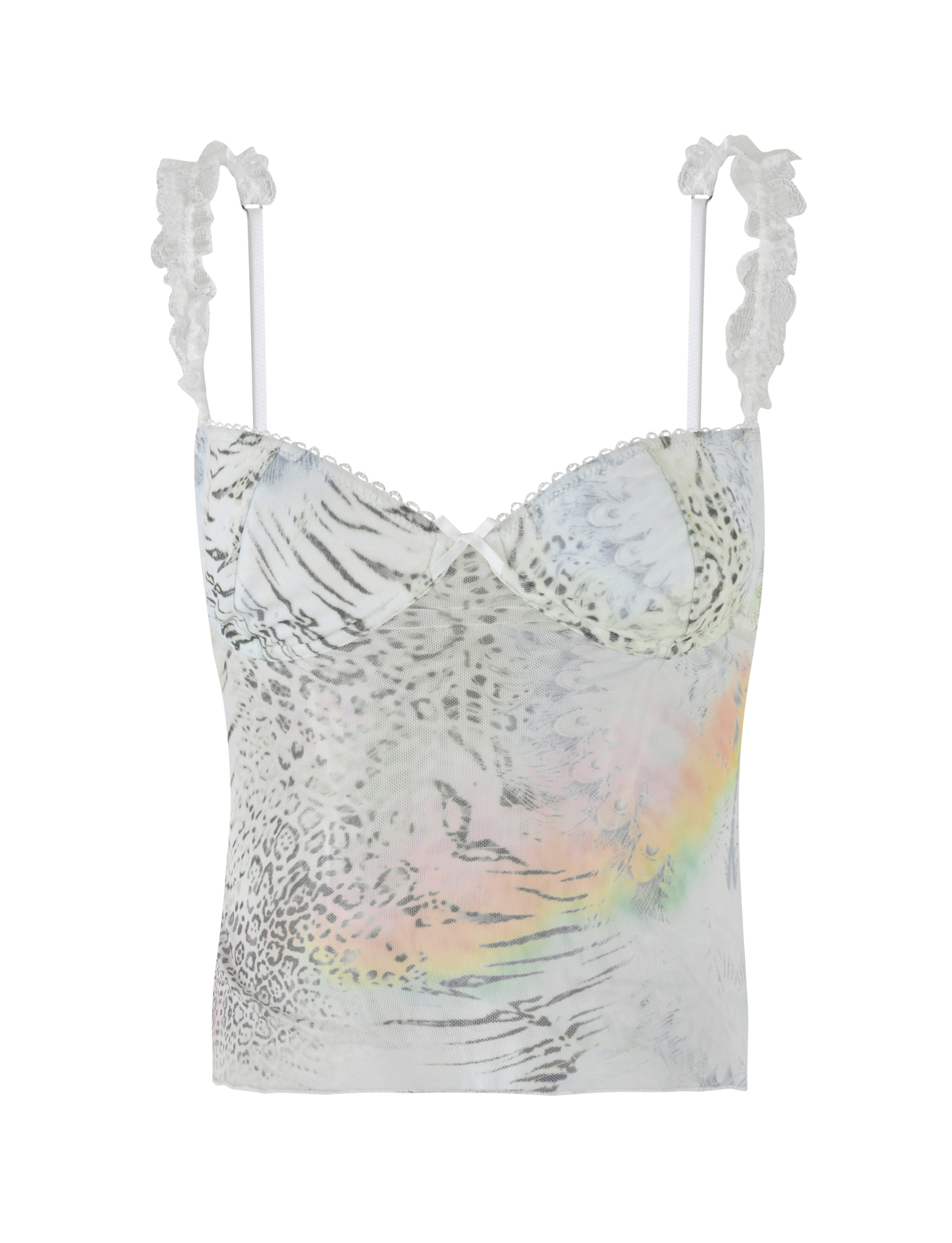 JOSEPHINE TOP - WHITE : ANIMAL : ANIMAL PRINT - Image 7