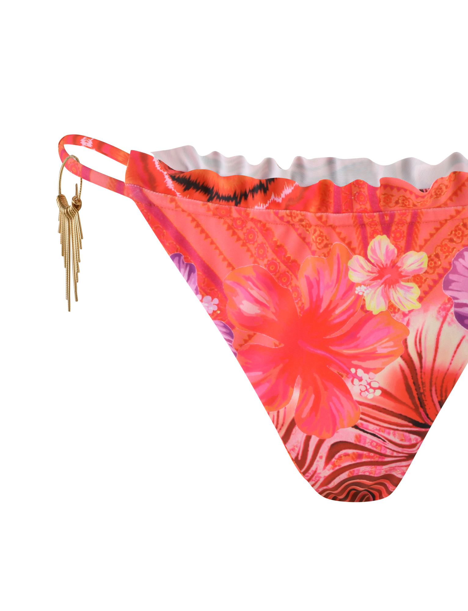 CIANA BIKINI 2PC BOTTOM - PINK : FLORAL : PINK TROPICAL - Image 9