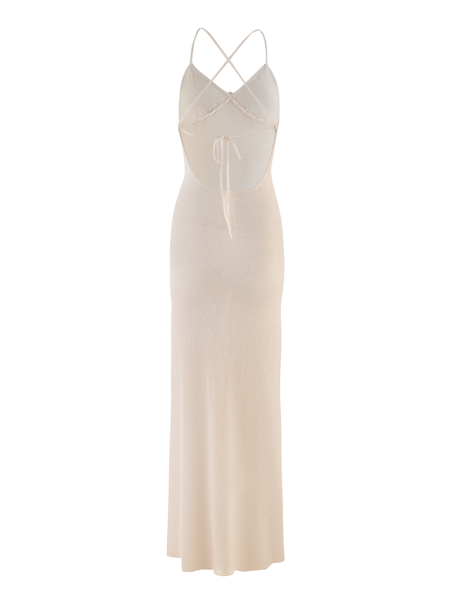 LAVELLE MAXI DRESS - WHITE : CREAM : CREAM - Image 8