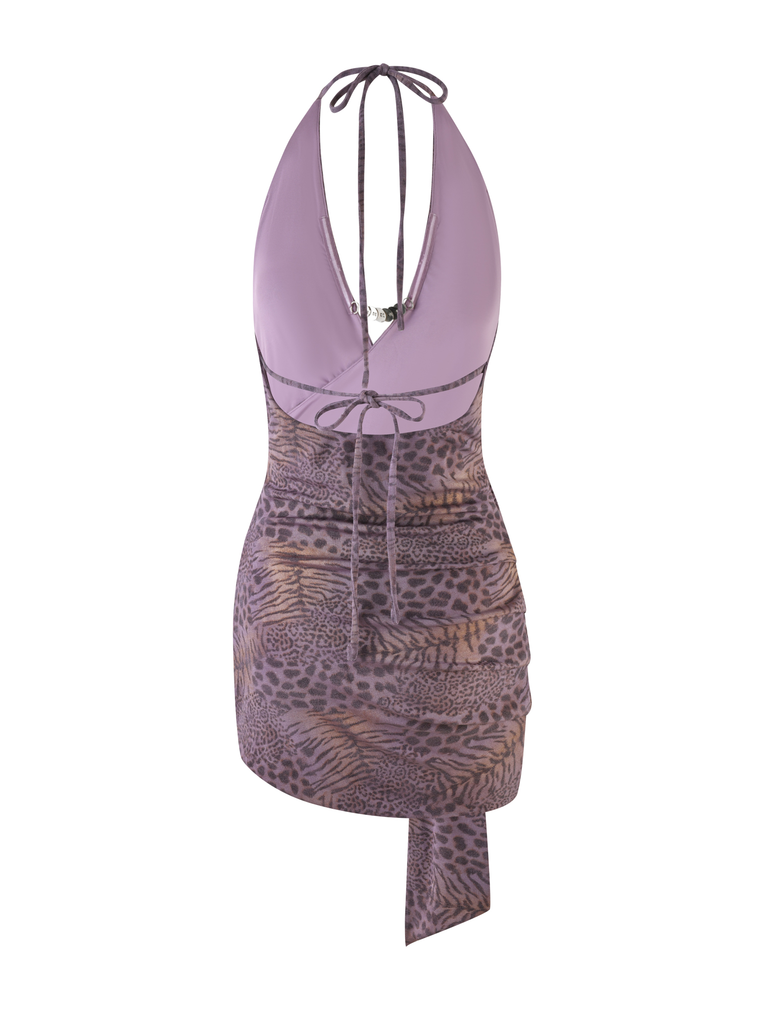 INDIGO MINI DRESS - PURPLE TIGER - Image 7