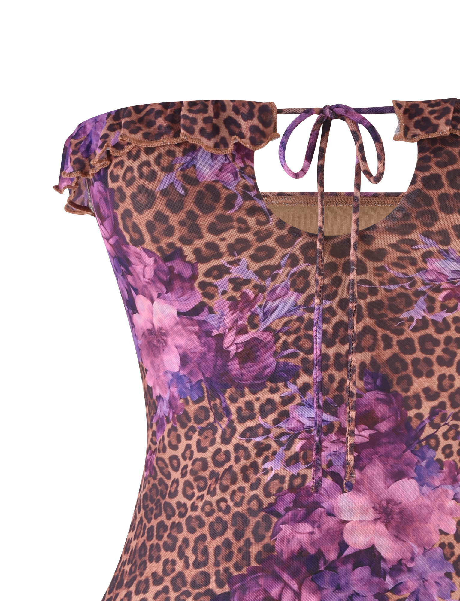 SIERA TOP - LEOPARD FLORAL - Image 8