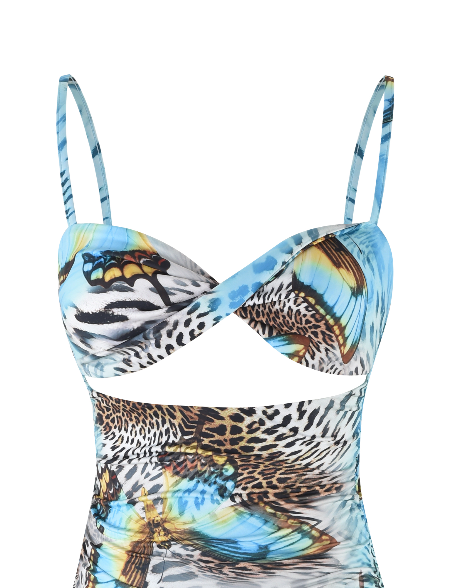 VERA MINI DRESS - MULTI : ANIMAL : BUTTERFLY ANIMAL - Image 9