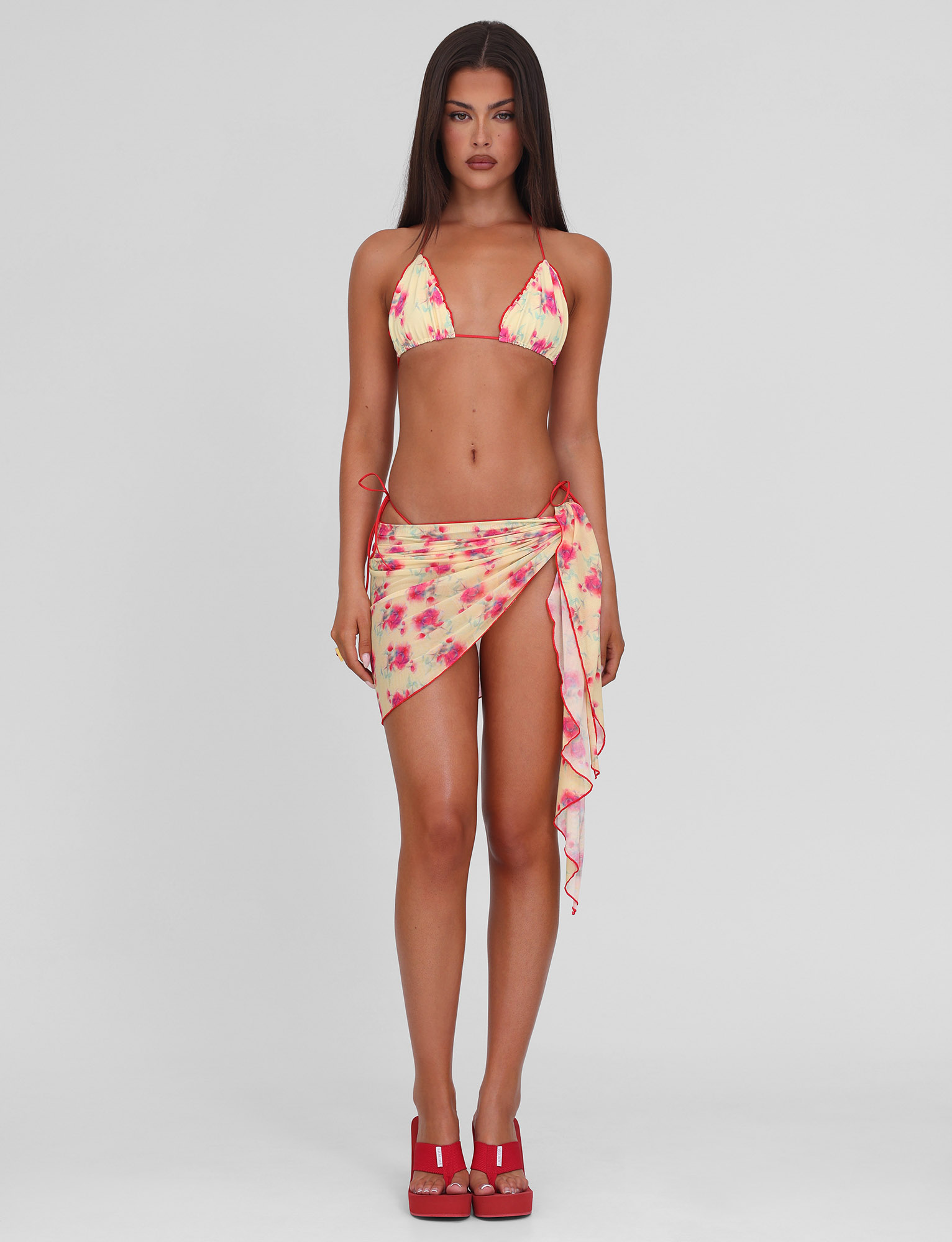 AMALIE 2PC BIKINI BOTTOM - SUMMER BLOSSOM - Image 3