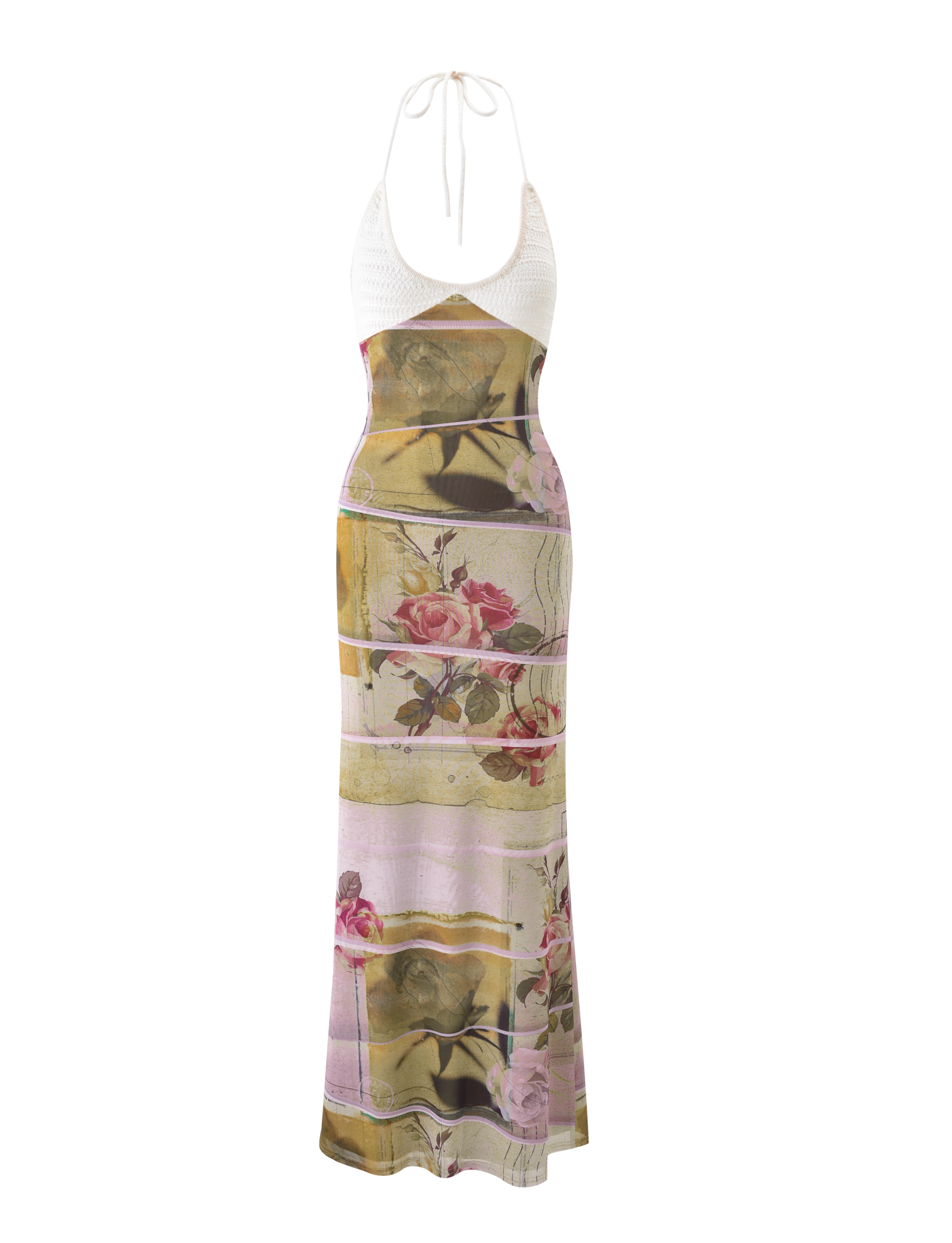 TILLEY MAXI DRESS - ROSE POSTCARD - Image 8