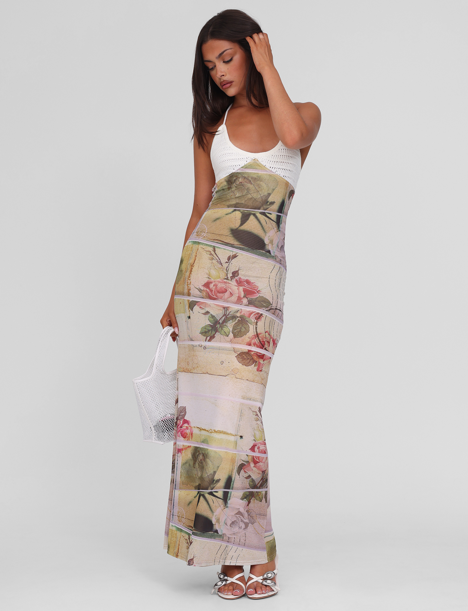 TILLEY MAXI DRESS - ROSE POSTCARD - Image 4