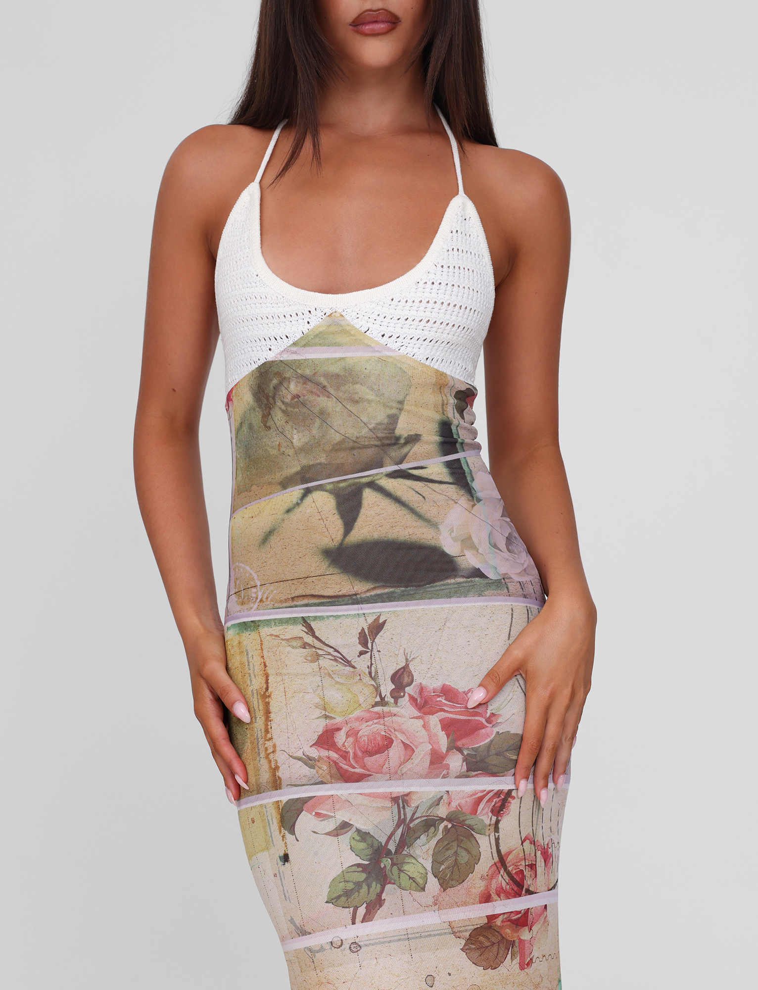 TILLEY MAXI DRESS - ROSE POSTCARD - Image 5