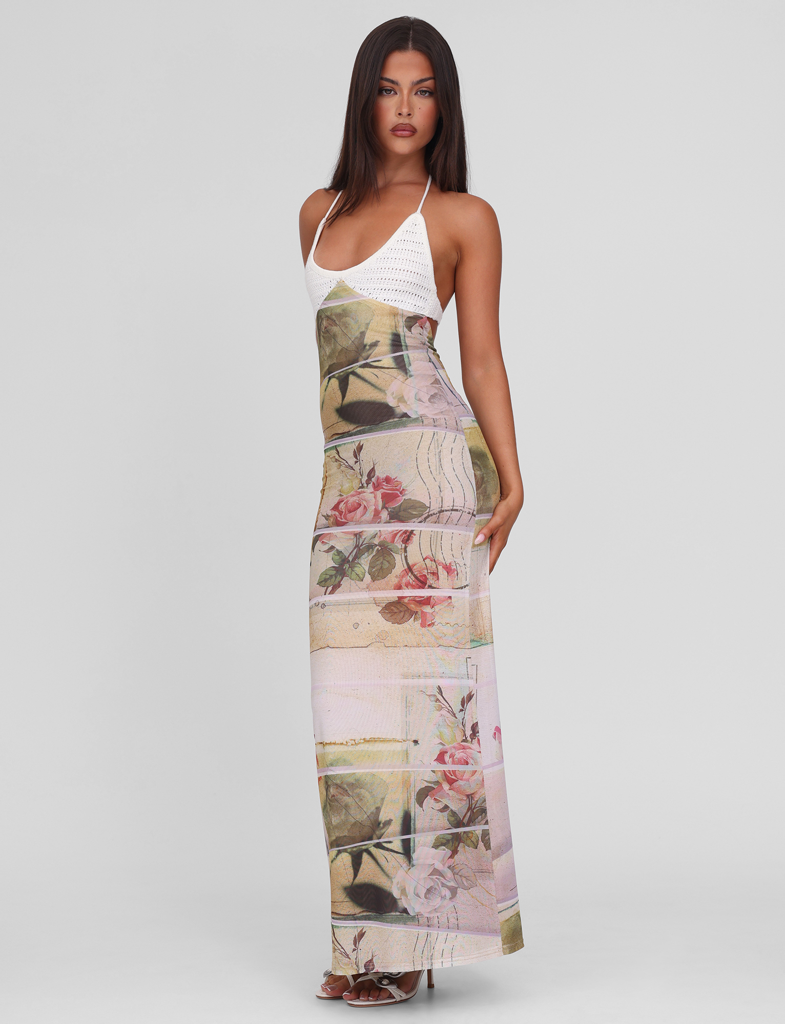 TILLEY MAXI DRESS - ROSE POSTCARD - Image 6