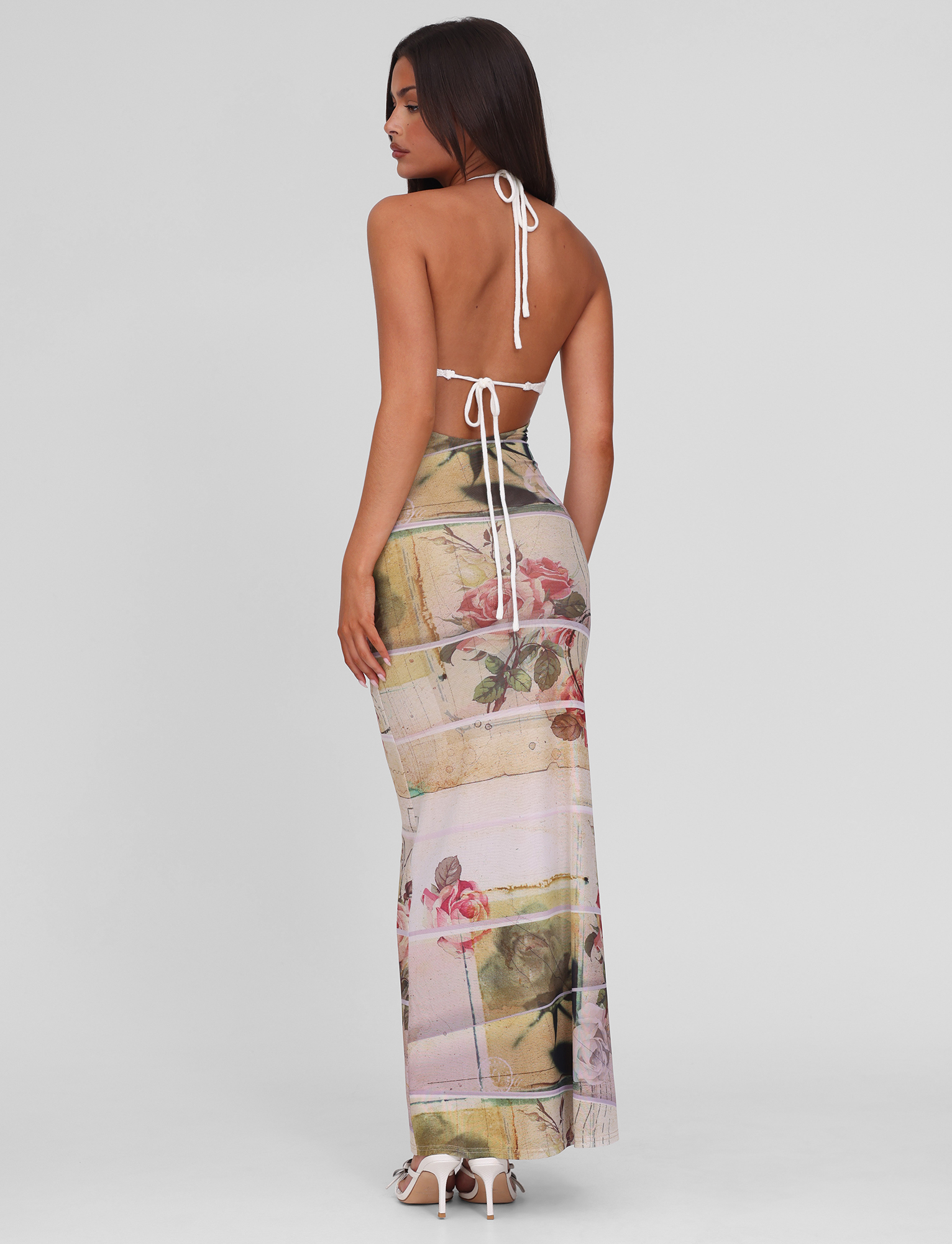 TILLEY MAXI DRESS - ROSE POSTCARD - Image 7
