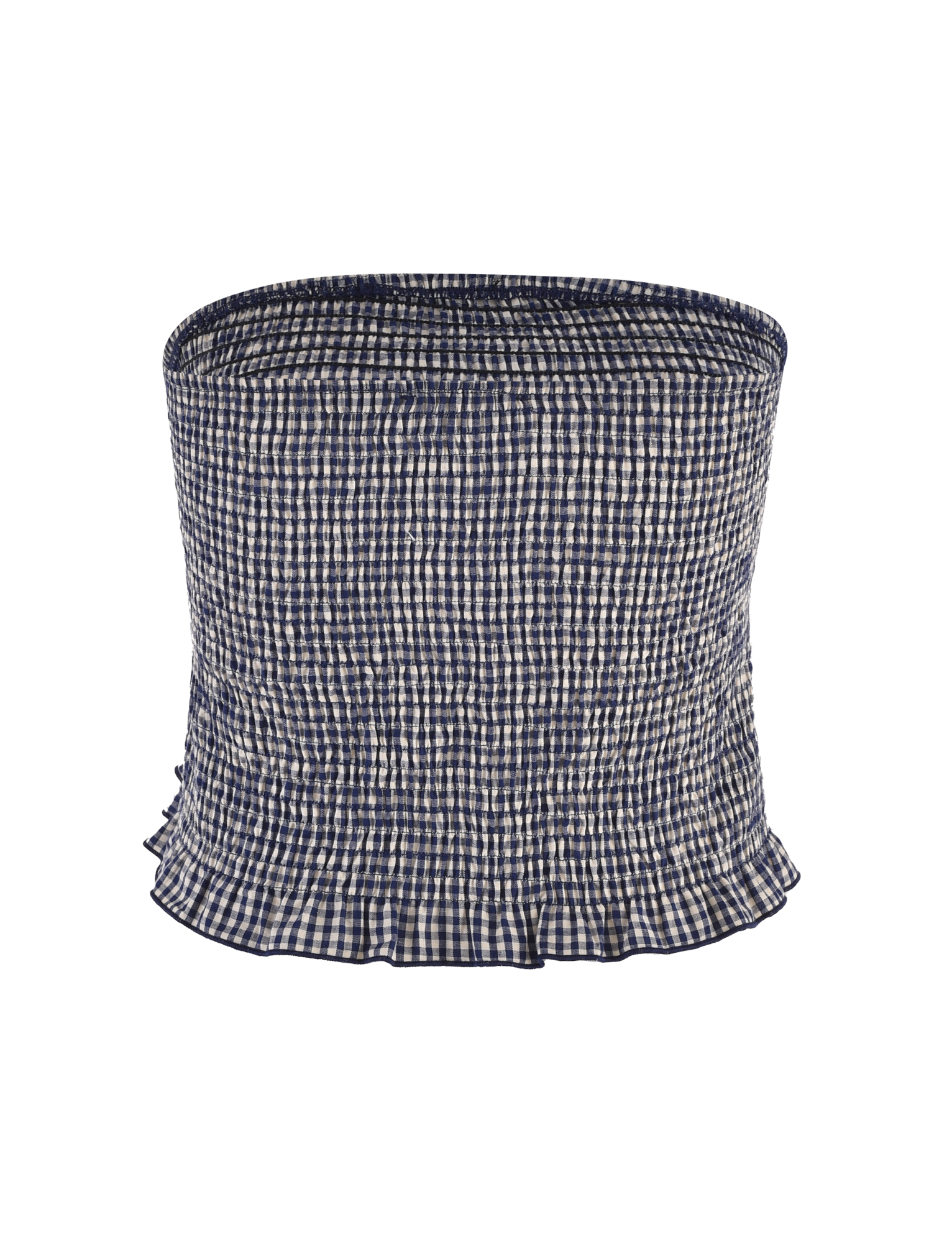 ERYNN TOP - NAVY GINGHAM - Image 5
