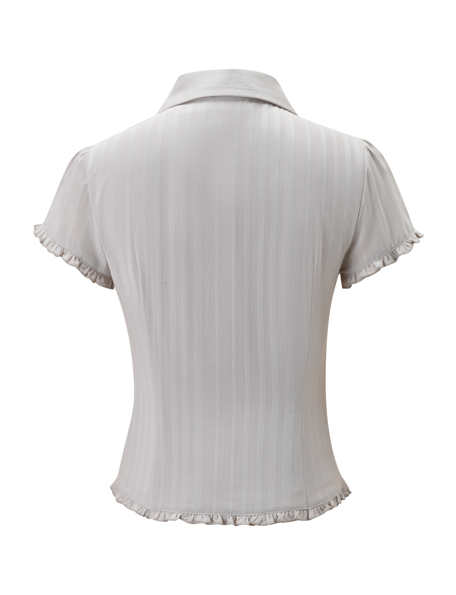 VALERIE SHORT SLEEVE SHIRT - GREY - Image 8