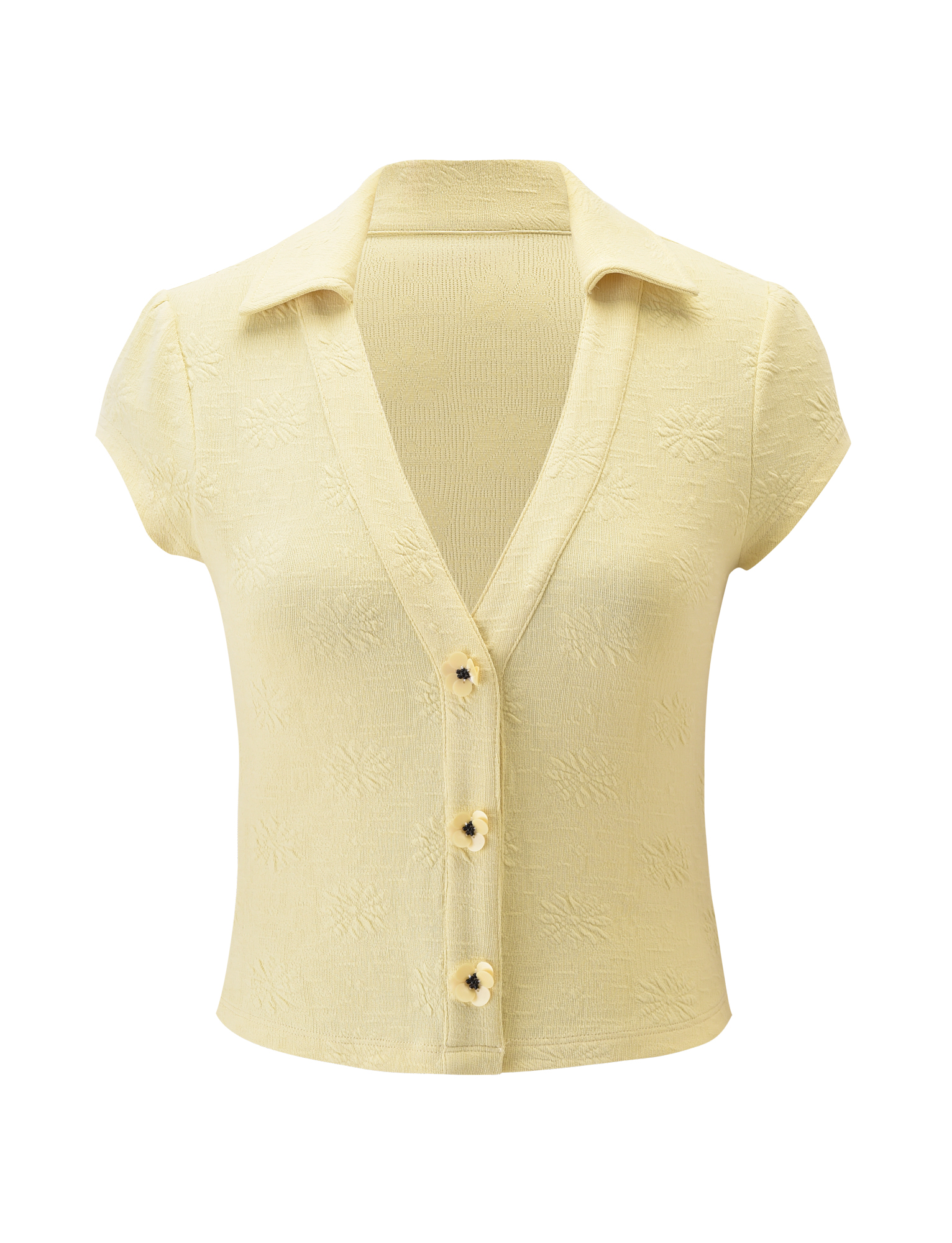 QUINLAN TOP - LEMON - Image 5